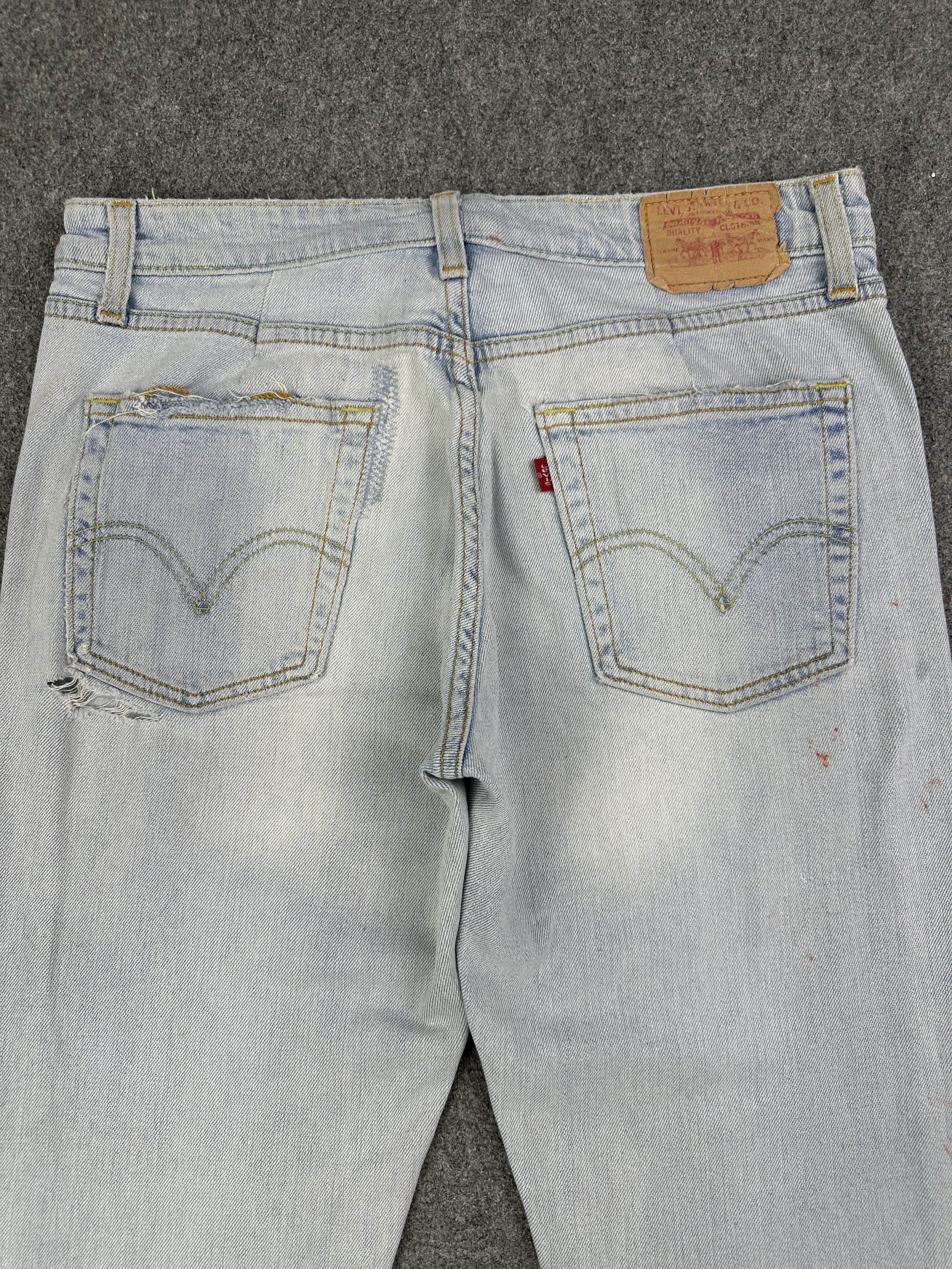 Levi's Vintage Levis Flared Bootcut Faded Blue Jeans S0048 Size 32" / US 10 / IT 46 - 4 Thumbnail