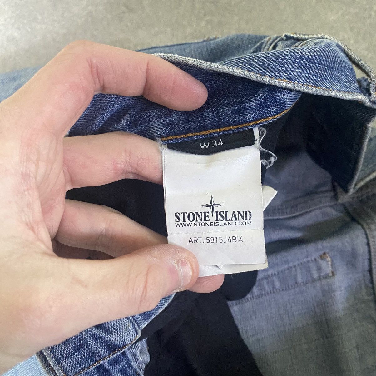 Stone Island Stone Island Jeans Patch Logo Size US 34 / EU 50 - 9 Thumbnail