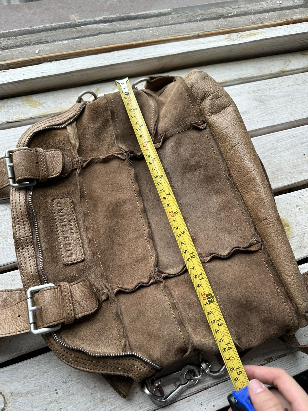 LIEBESKIND BERLIN 🚨Y2K AVANT-GARDE 🚨patchwork Germany style hand bag Y2K 90s Size ONE SIZE - 13 Thumbnail