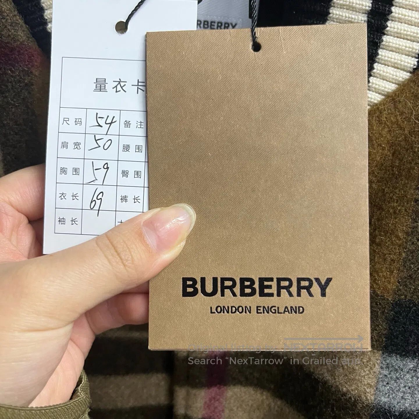 Burberry Burberry Color contrast-spliced baseball collar long-sleev Size US L / EU 52-54 / 3 - 3 Thumbnail