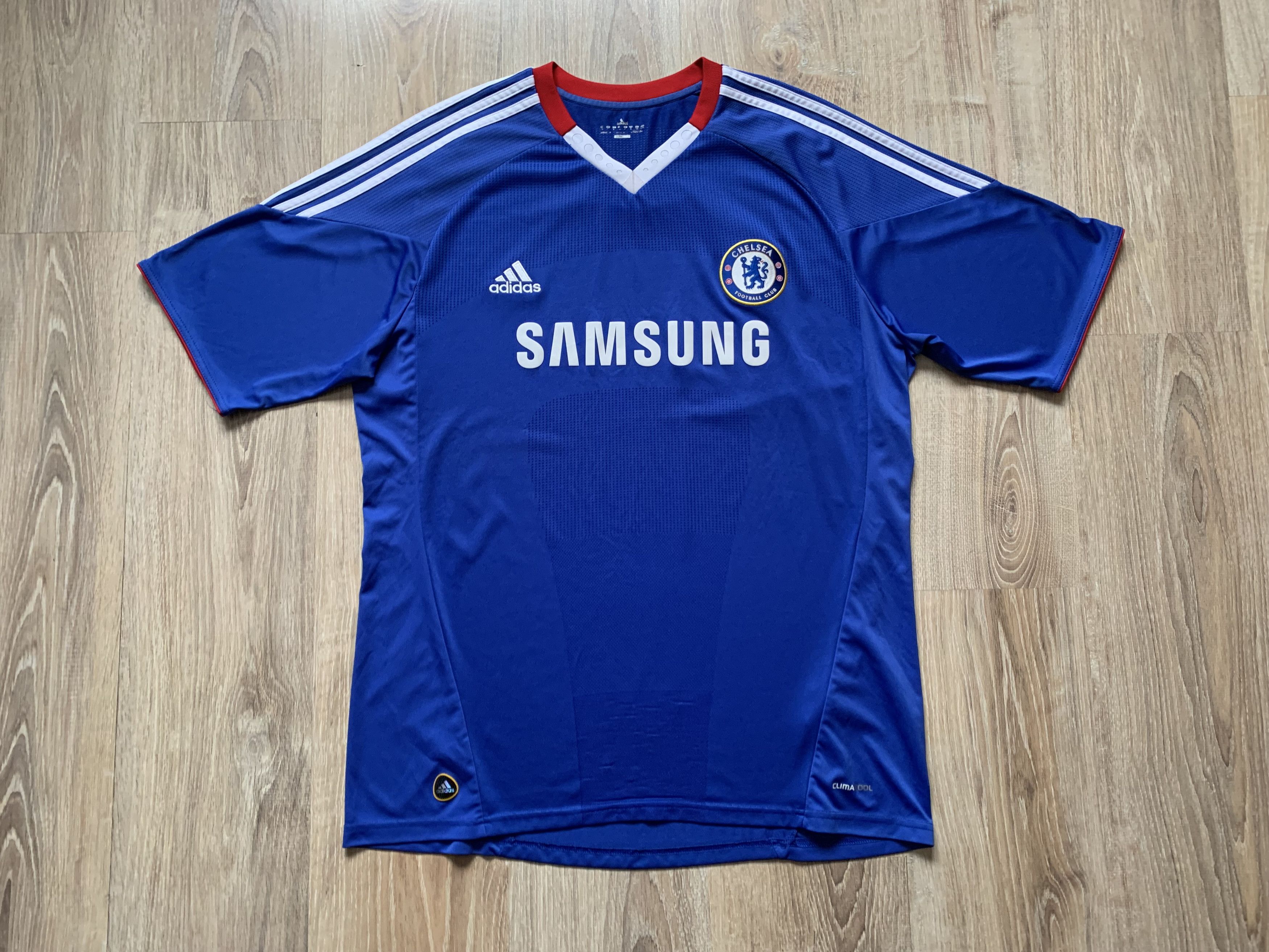 Adidas Vintage Adidas Chelsea Home Football Shirt 2010-2011 Size US XL / EU 56 / 4 - 1 Thumbnail