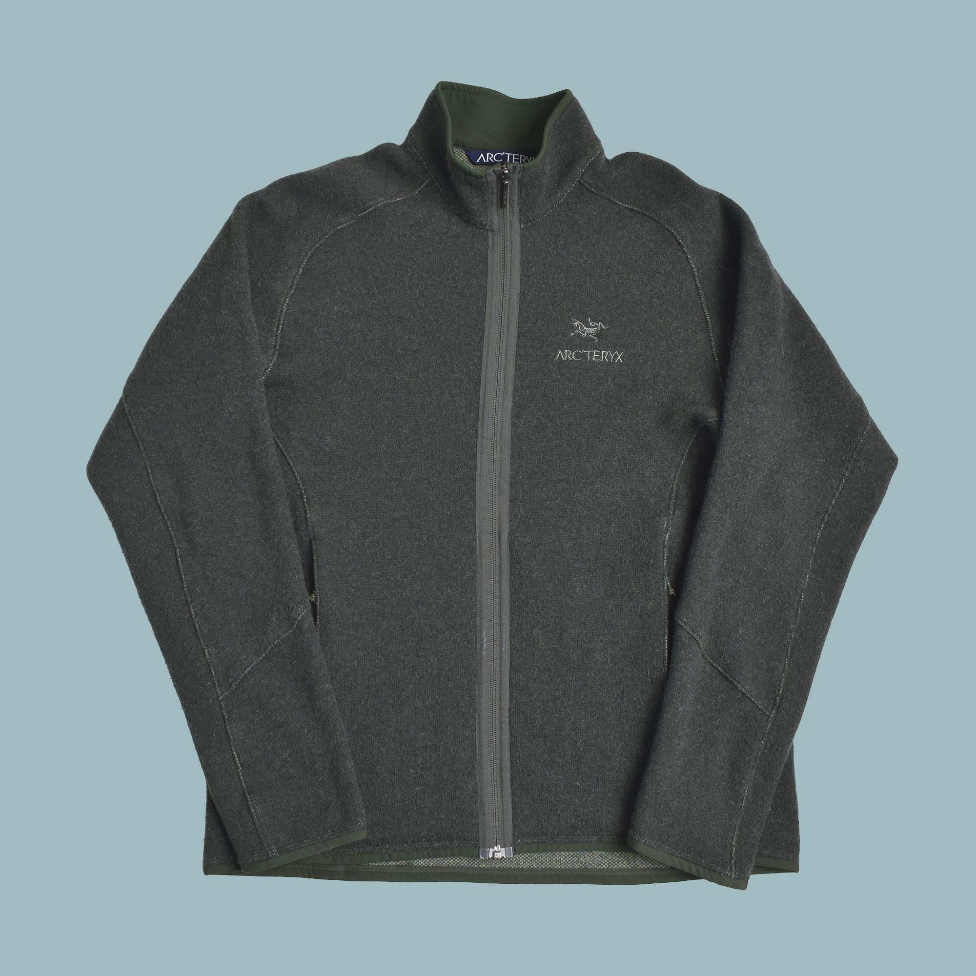 Arc'teryx ARC’TERYX Forest Green Zip-up Sweater Jacket Size US L / EU 52-54 / 3 - 1 Thumbnail
