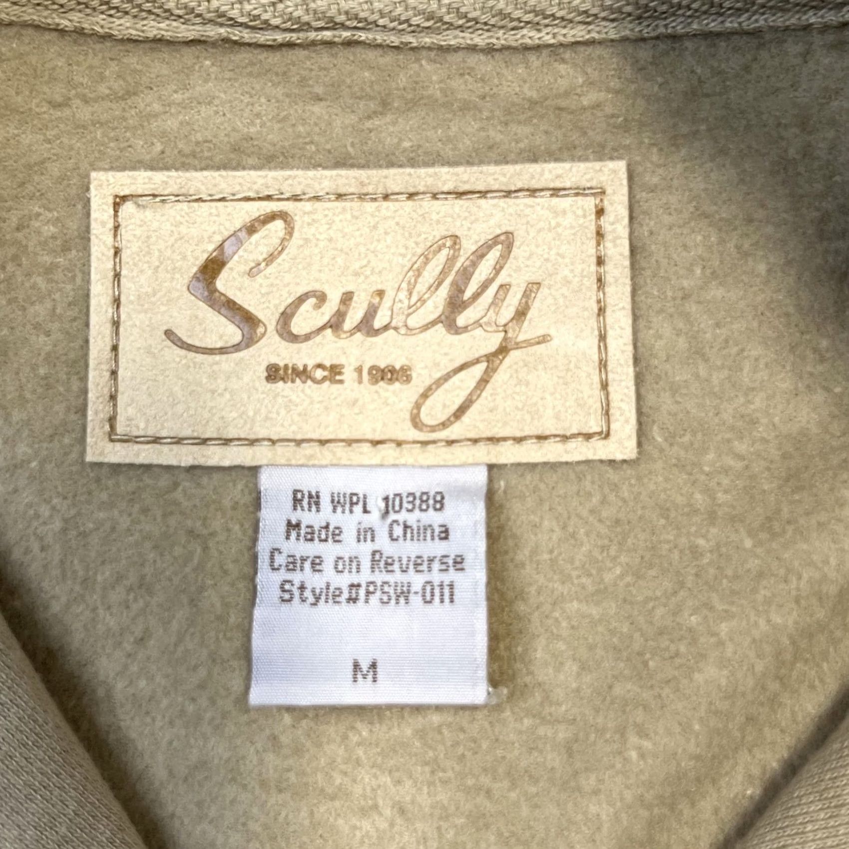 Scully Scully Jacket Womens Medium Khaki Floral Embroidered Zip Up Westerns Collection Cotton Jacket/Sweater? (Note: This needs correction) Size M / US 6-8 / IT 42-44 - 5 Thumbnail