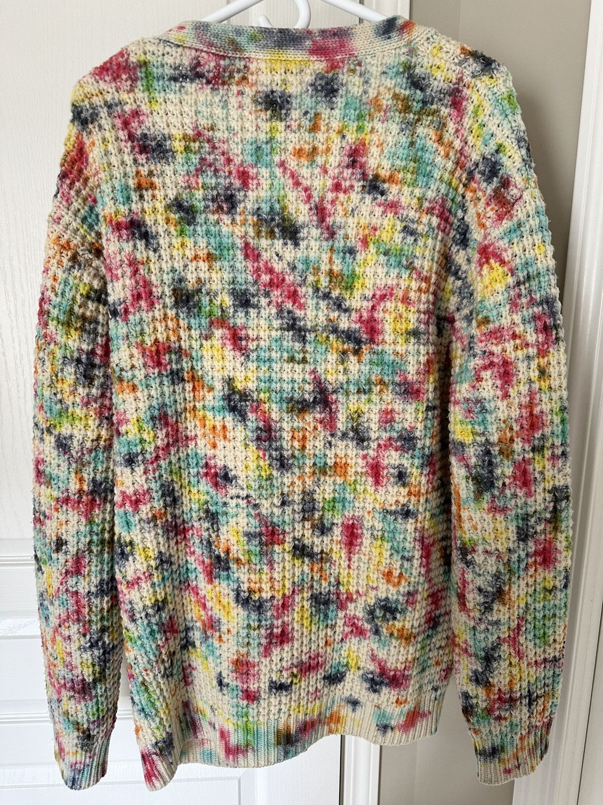 Supreme Waffle Knit Cardigan Tie Dye（Supreme Waffle Knit