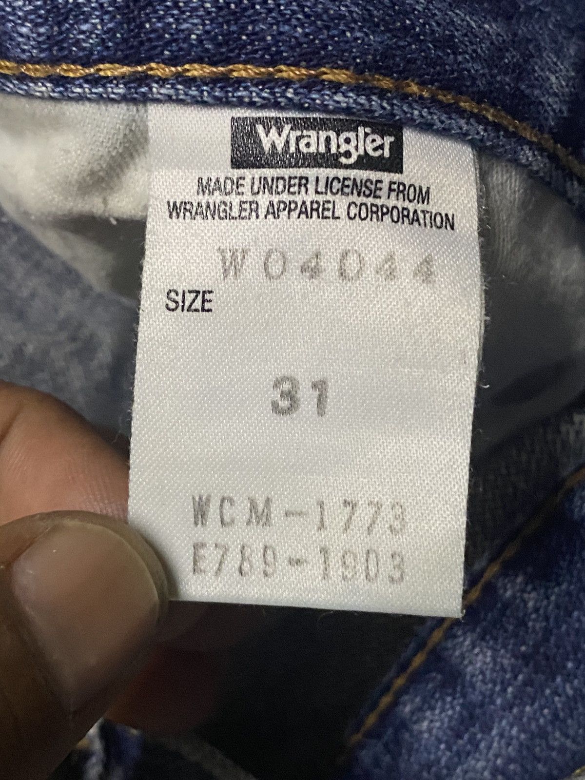 Wrangler Vintage Wrangler Greensboro USA Made in Japan Loose Jeans Size US 32 / EU 48 - 15 Thumbnail