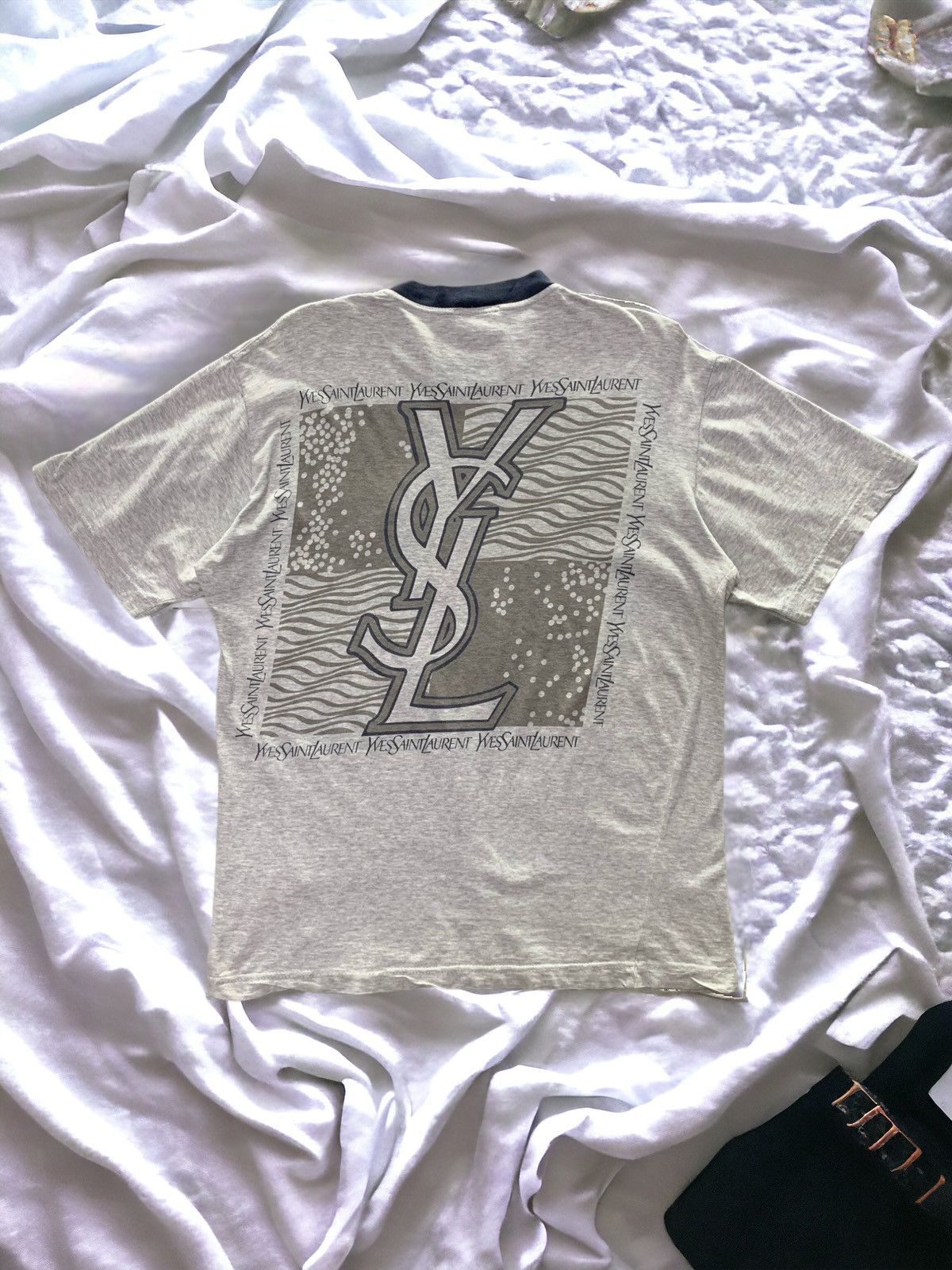 Vintage YSL pour homme emboided logo hot