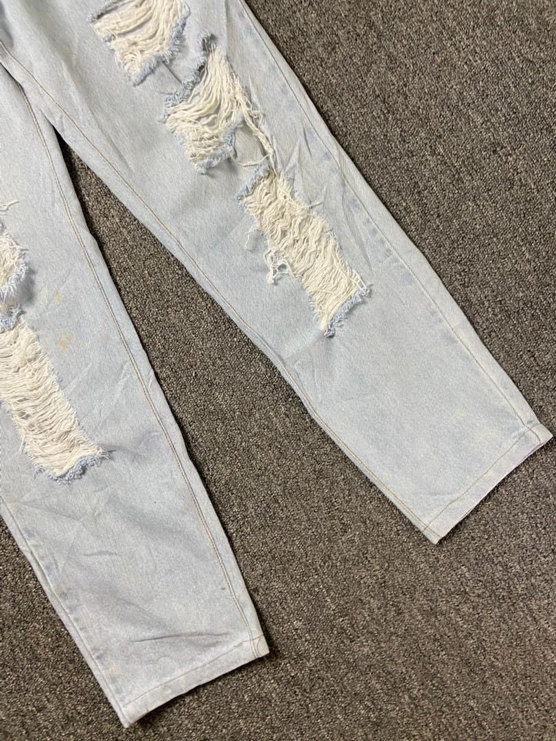 Levi's Levis 550 Relaxed Fit Distressed Ripped Jeans (197) Size US 31 - 8 Thumbnail