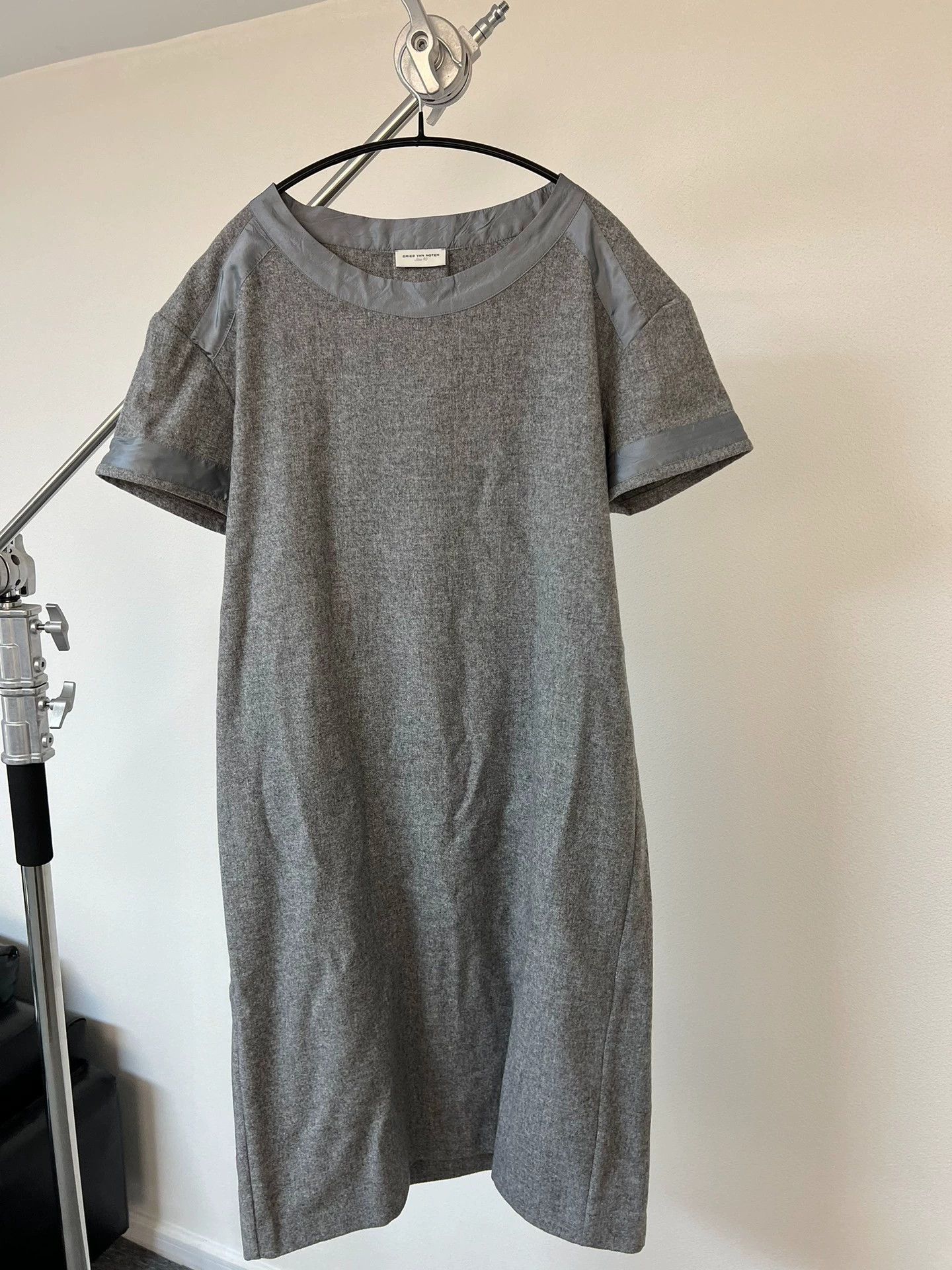 Dries Van Noten Dries Van Noten Wool Knit Dress 40 Dropped Shoulders Classic Size S / US 4 / IT 40 - 4 Thumbnail