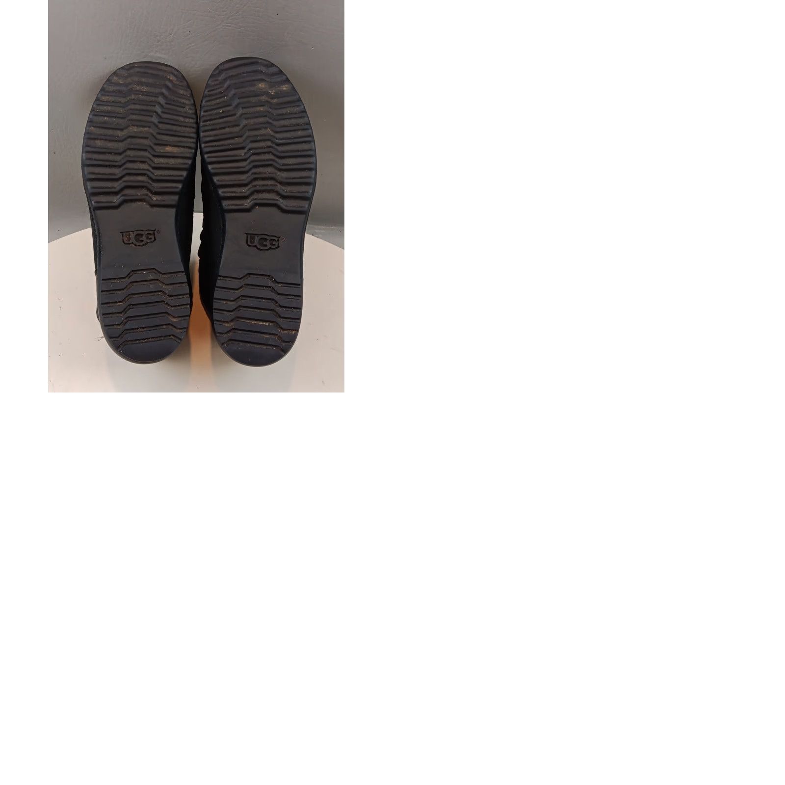 Ugg UGG Duck Boot Women 6.5 Black Leather Shearling Waterproof Lace Up Outdoor Boots Size US 7 / IT 37 - 12 Thumbnail