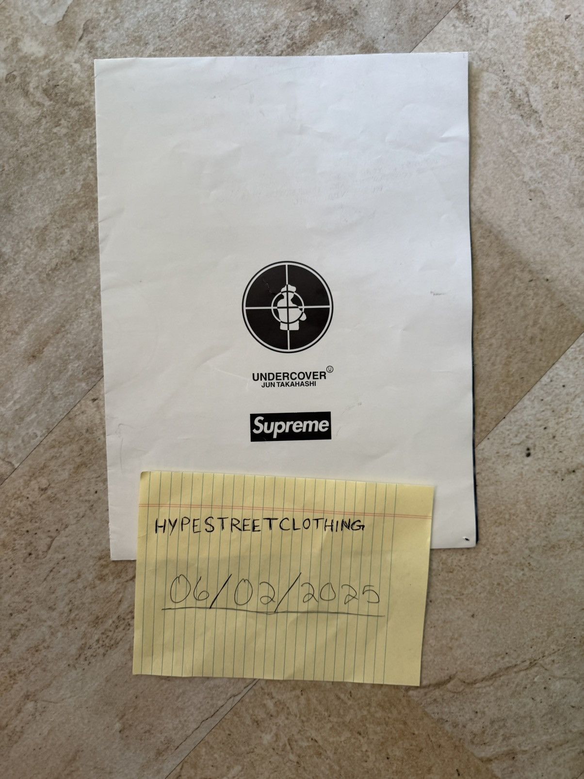 Supreme × Undercover Supreme Undercover Public Enemy Poster Size ONE SIZE - 2 Thumbnail