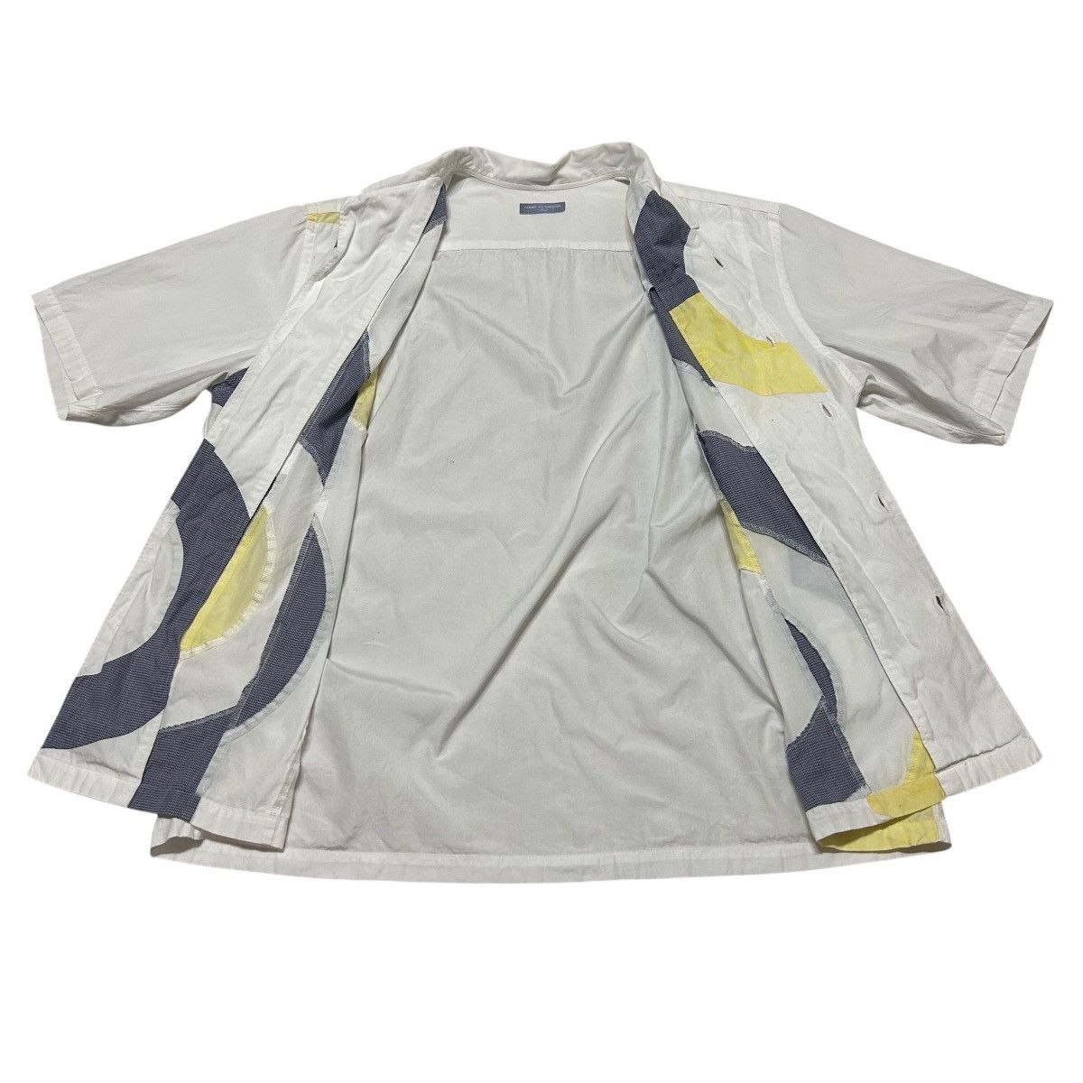 Comme des Garcons 558 02SS Comme Des Garcons Homme patchwork Panelled shirt Size US S / EU 44-46 / 1 - 4 Thumbnail