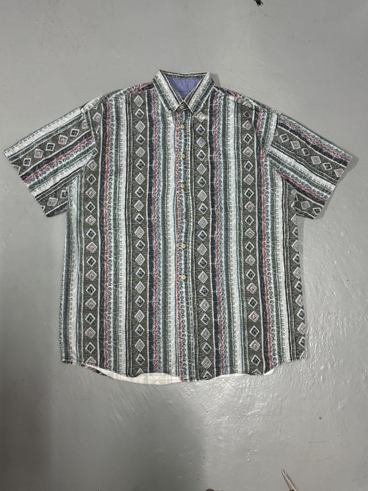 Haggar Navajo design shirt button up Size US M / EU 48-50 / 2 - 1 Thumbnail