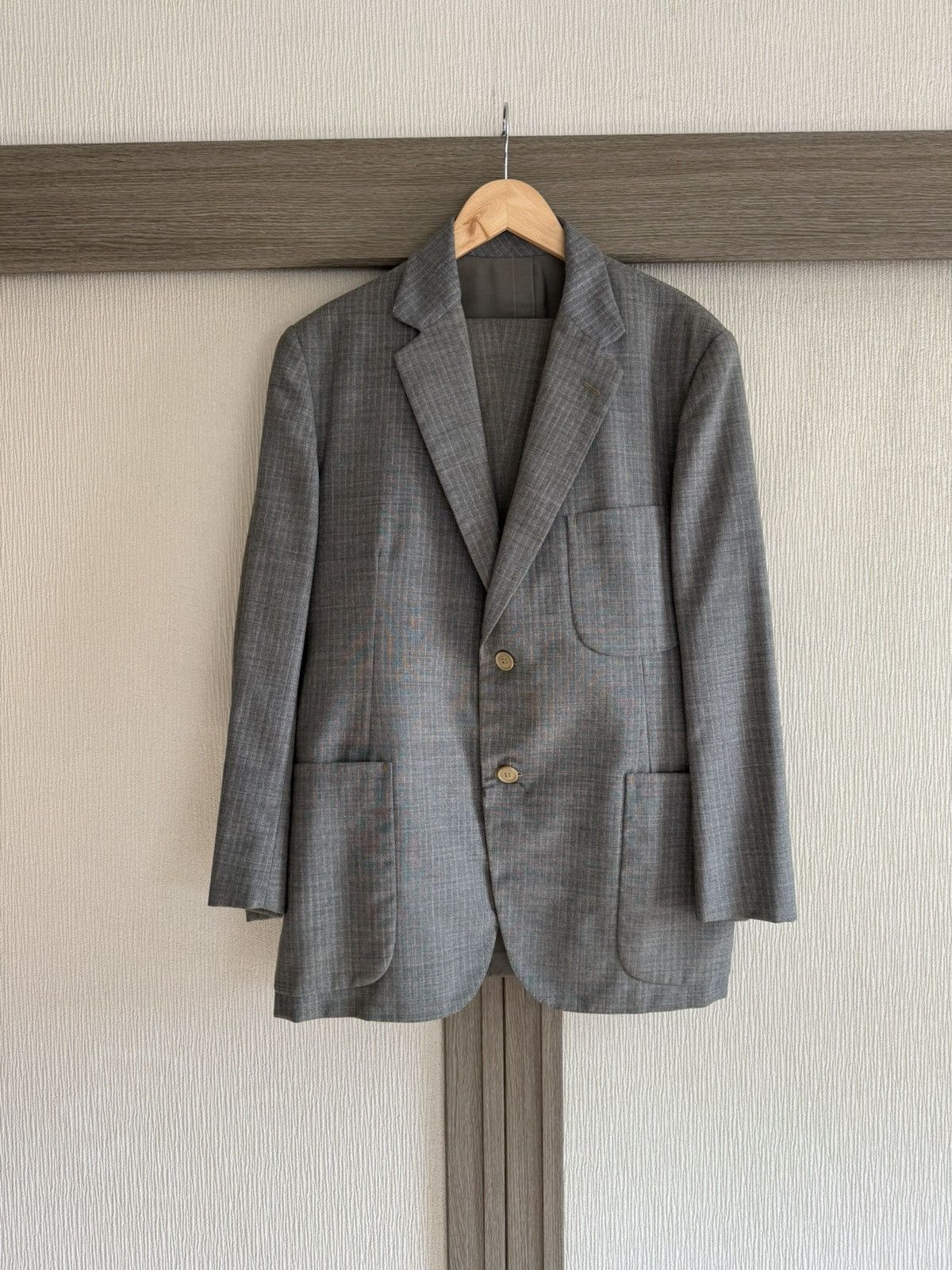 Other Spring&Summer Japanese NIKKE REFINETEX Wool Suit Size 36R - 4 Thumbnail