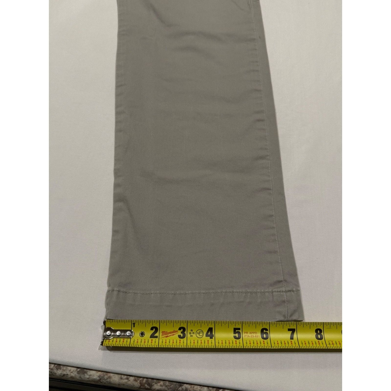 Banana Republic Banana Republic Fulton Skinny Chino Pants Men's 35x34 Gray Size US 35 - 7 Thumbnail