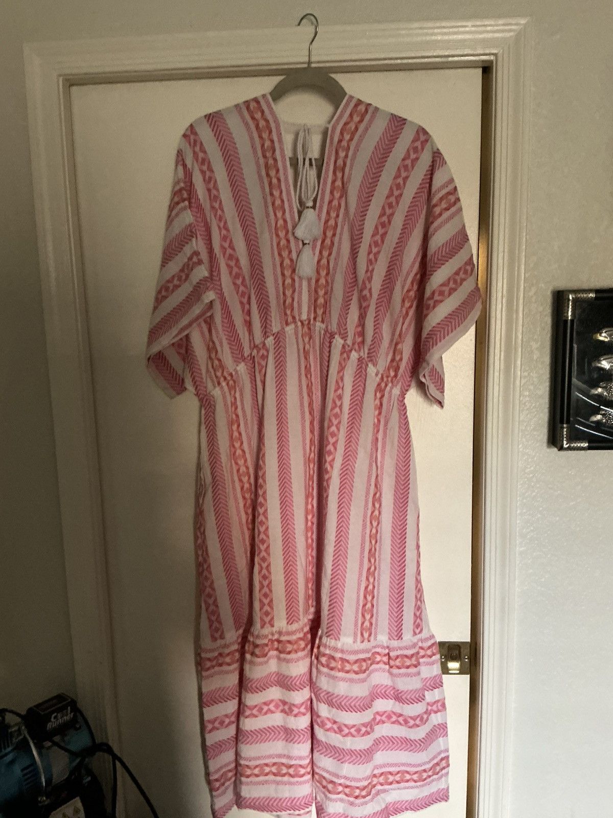 Tommy Bahama Geo jacquard midi coverup dress Size XL / US 12-14 / IT 48-50 - 5 Thumbnail