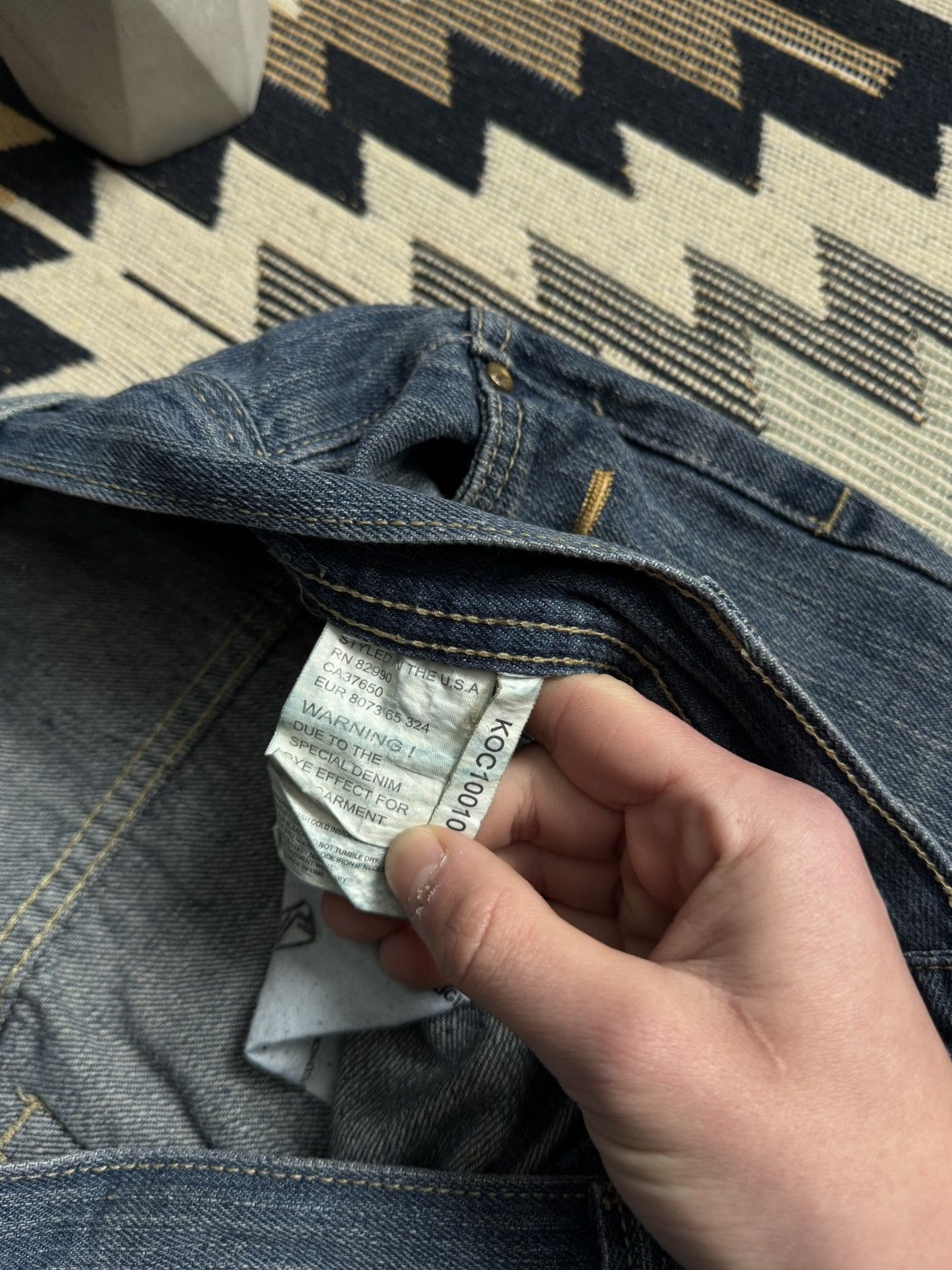 Karl Kani Vintage Y2K Karl Kani Baggy Distressed Denim Pants Size US 38 / EU 54 - 16 Thumbnail