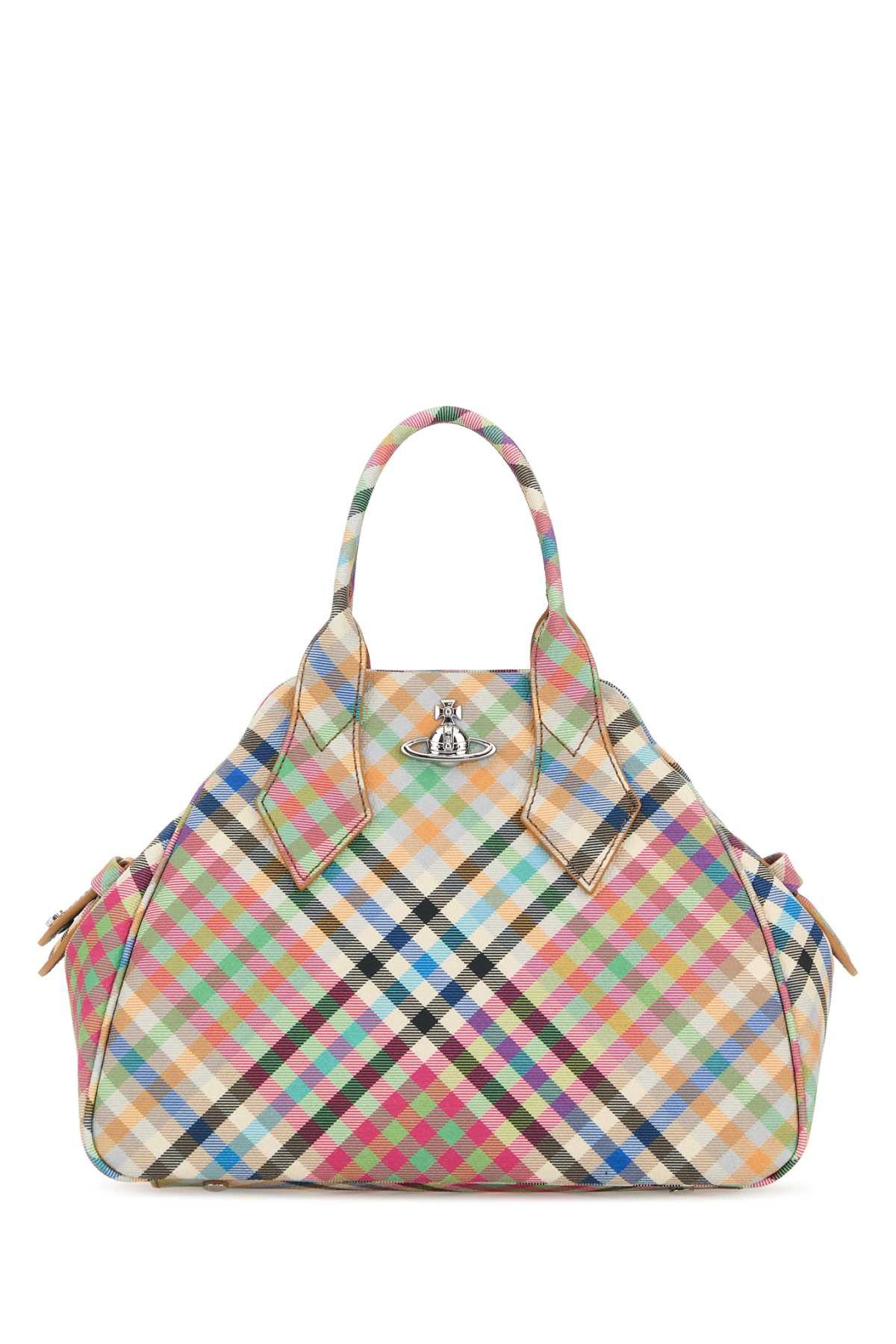 Vivienne Westwood Printed Canvas Medium Yasmine Handbag Size ONE SIZE - 1 Thumbnail
