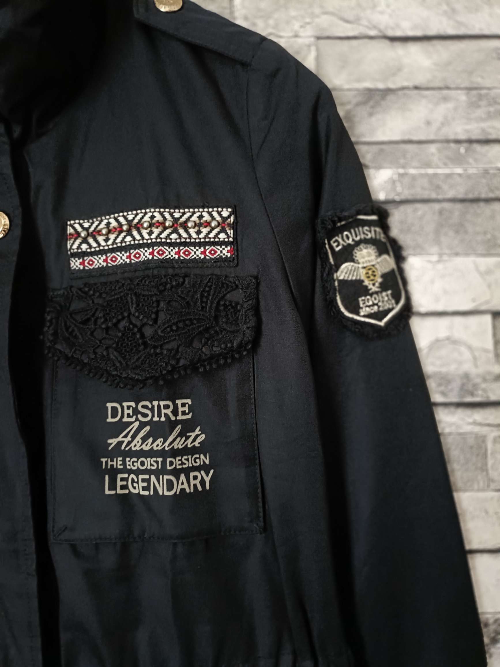 Japanese Brand Egoist lace parka jacket Size M / US 6-8 / IT 42-44 - 2 Thumbnail
