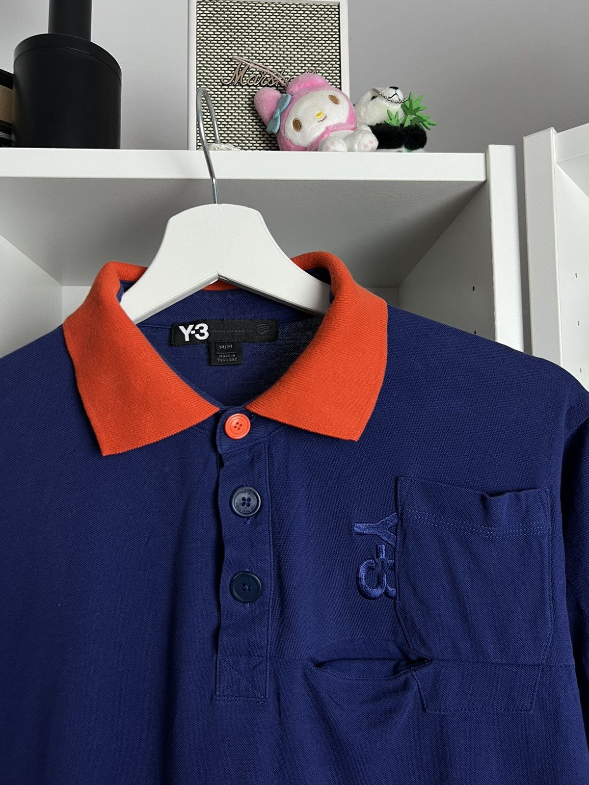 Adidas × Y-3 × Yohji Yamamoto Adidas x Yohji Yamamoto Y-3 small logo polo t-shirt M Japan Size US M / EU 48-50 / 2 - 3 Thumbnail