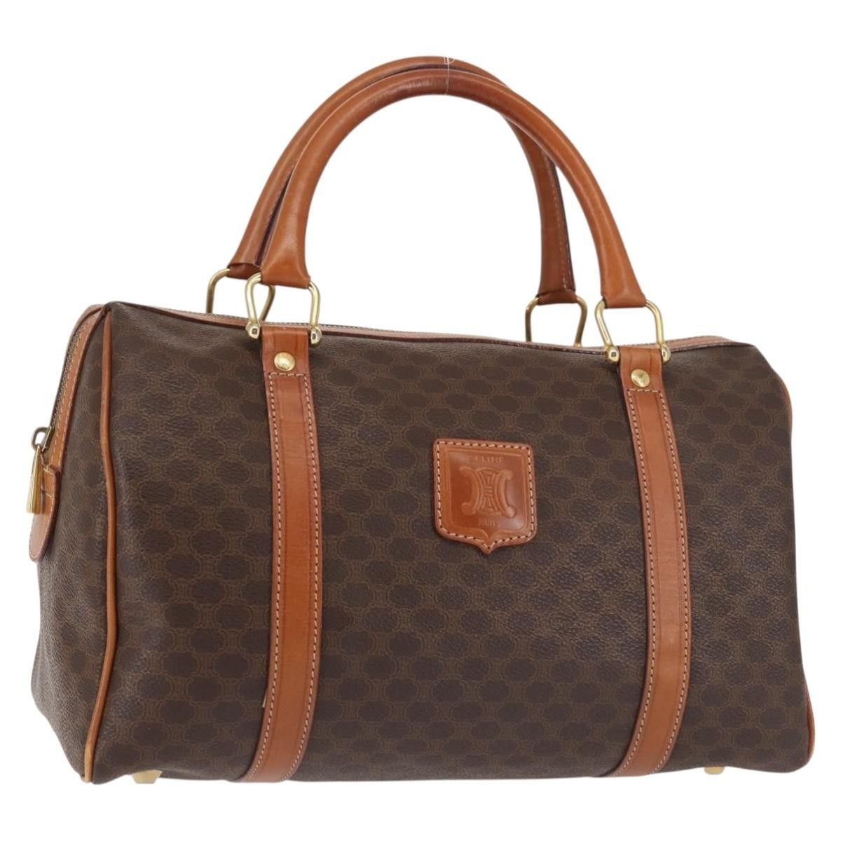 Celine Celine Vintage Boston Bag Macadam Coated Canvas Size ONE SIZE - 1 Thumbnail
