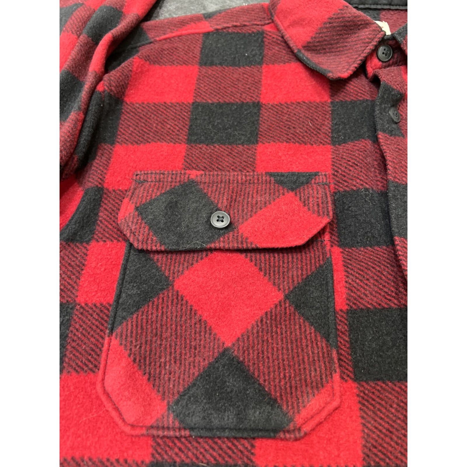 Wrangler Wrangler Authentics Shirt Mens Medium M Red Black Buffalo Plaid Fleece Long Sleeve Size US M / EU 48-50 / 2 - 5 Thumbnail