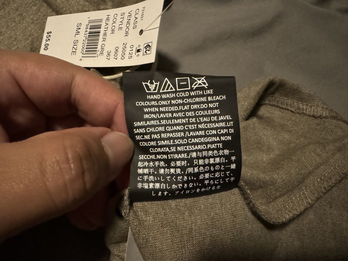 Essentials × Fear of God Essentials FOG Jersey Crewneck T-Shirt Heather Grey Size S Size US S / EU 44-46 / 1 - 15 Thumbnail