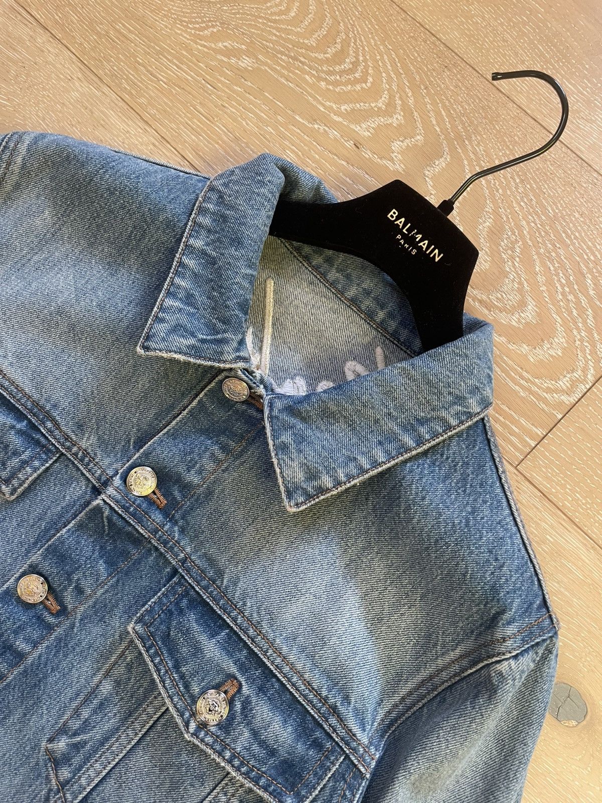 Balmain Authentic Balmain Denim Jacket Size US M / EU 48-50 / 2 - 3 Thumbnail