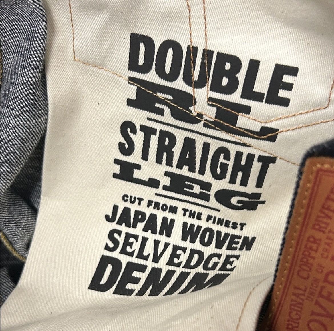 RRL Ralph Lauren RIGID LIMITED EDITION 12oz SELVEDGE WOOL COTTON DENIM 29x30 Size US 29 - 5 Thumbnail