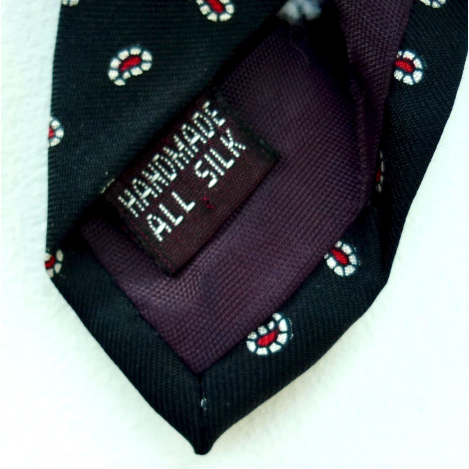 Vintage VINTAGE Men’s Cromley & Finch Luxury Silk Tie Paisley Handmade Size ONE SIZE - 8 Thumbnail