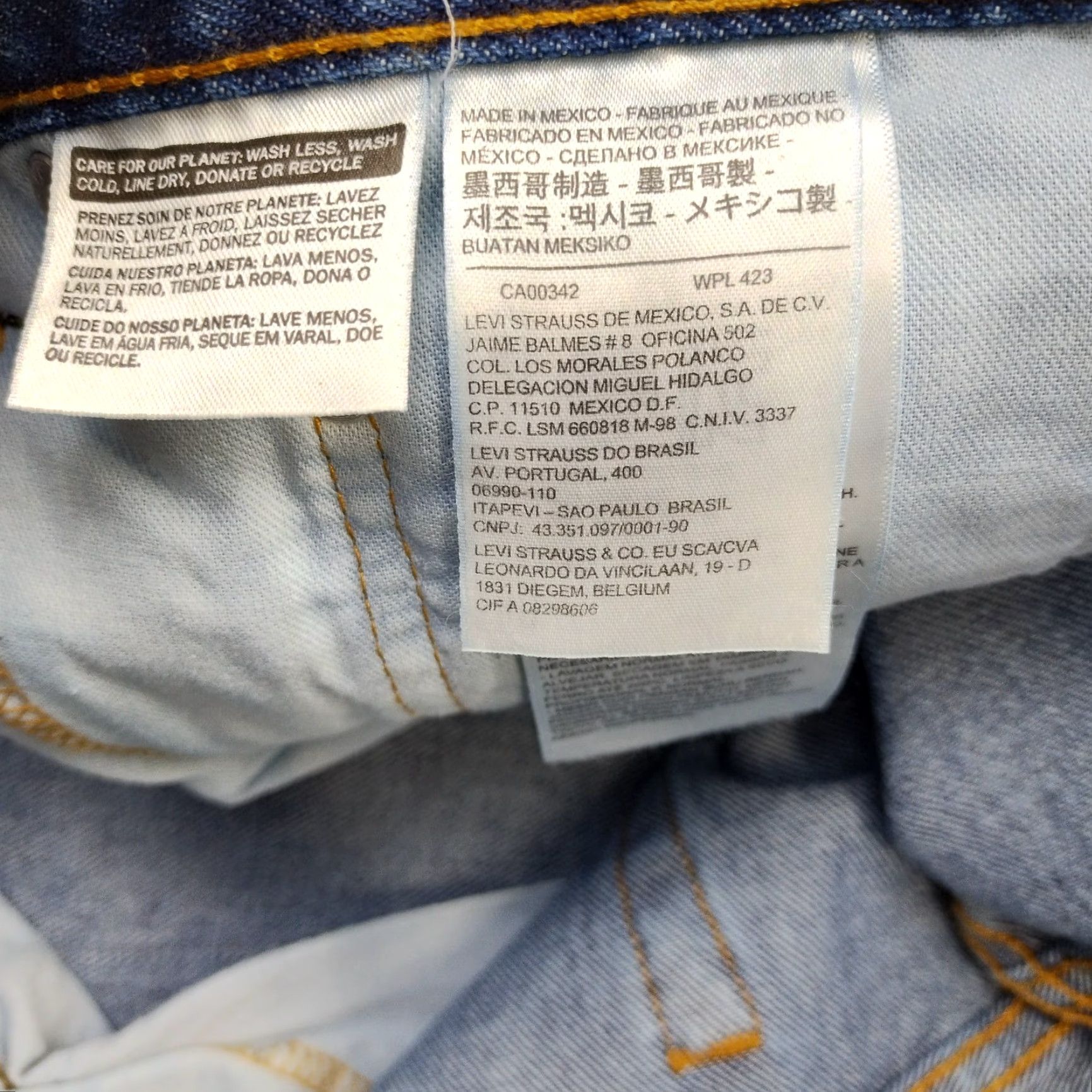 Levi's Levi's 517 Jeans Mens 40x30 Blue Denim Slim Bootcut Leg 005174891 Size US 40 / EU 56 - 7 Thumbnail