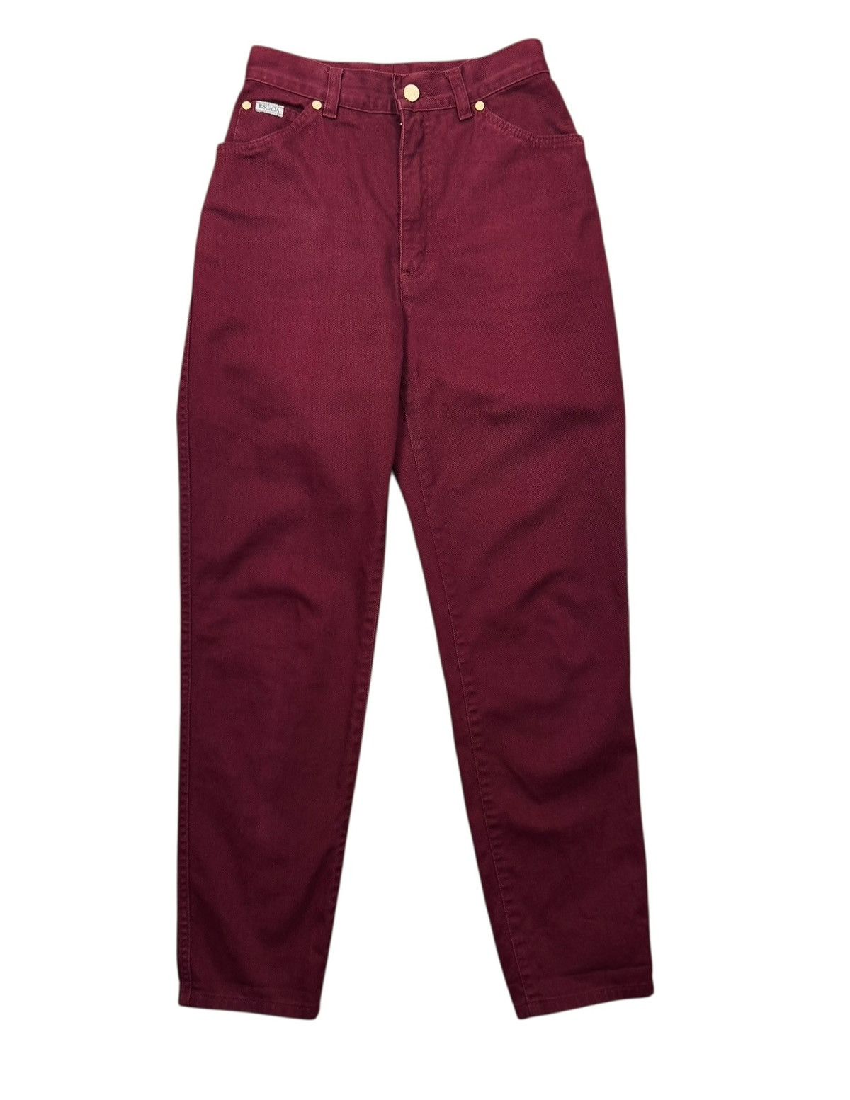 Escada Esacada Margaretha Ley Vintage Jeans Bordeaux size DE36 IT40 Size 27" / US 4 / IT 40 - 9 Thumbnail
