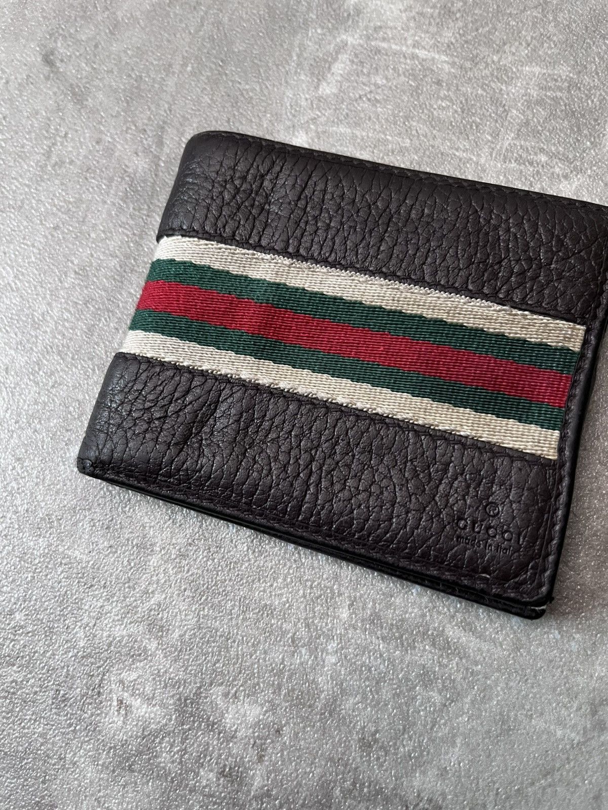 Gucci Gucci letaher wallet striped vintage Size ONE SIZE - 3 Thumbnail