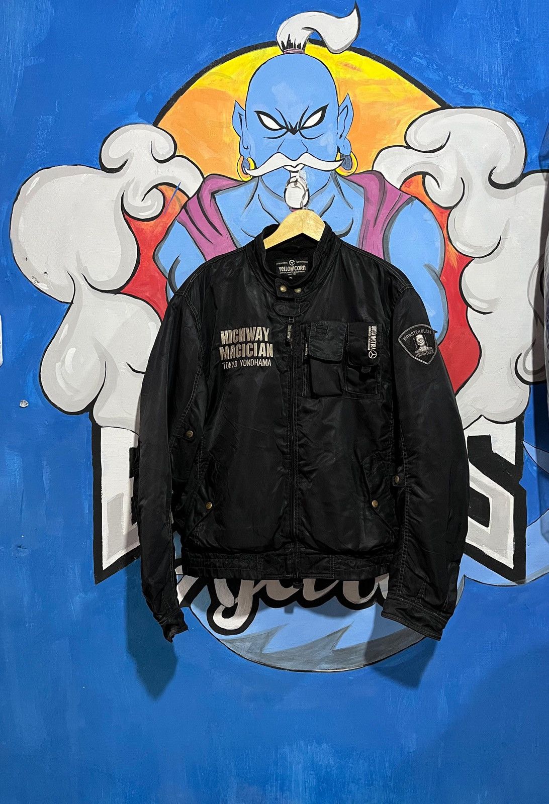 Vintage × YELLOW CORN Very rare Bomber yellow corn Size US XL / EU 56 / 4 - 2 Thumbnail