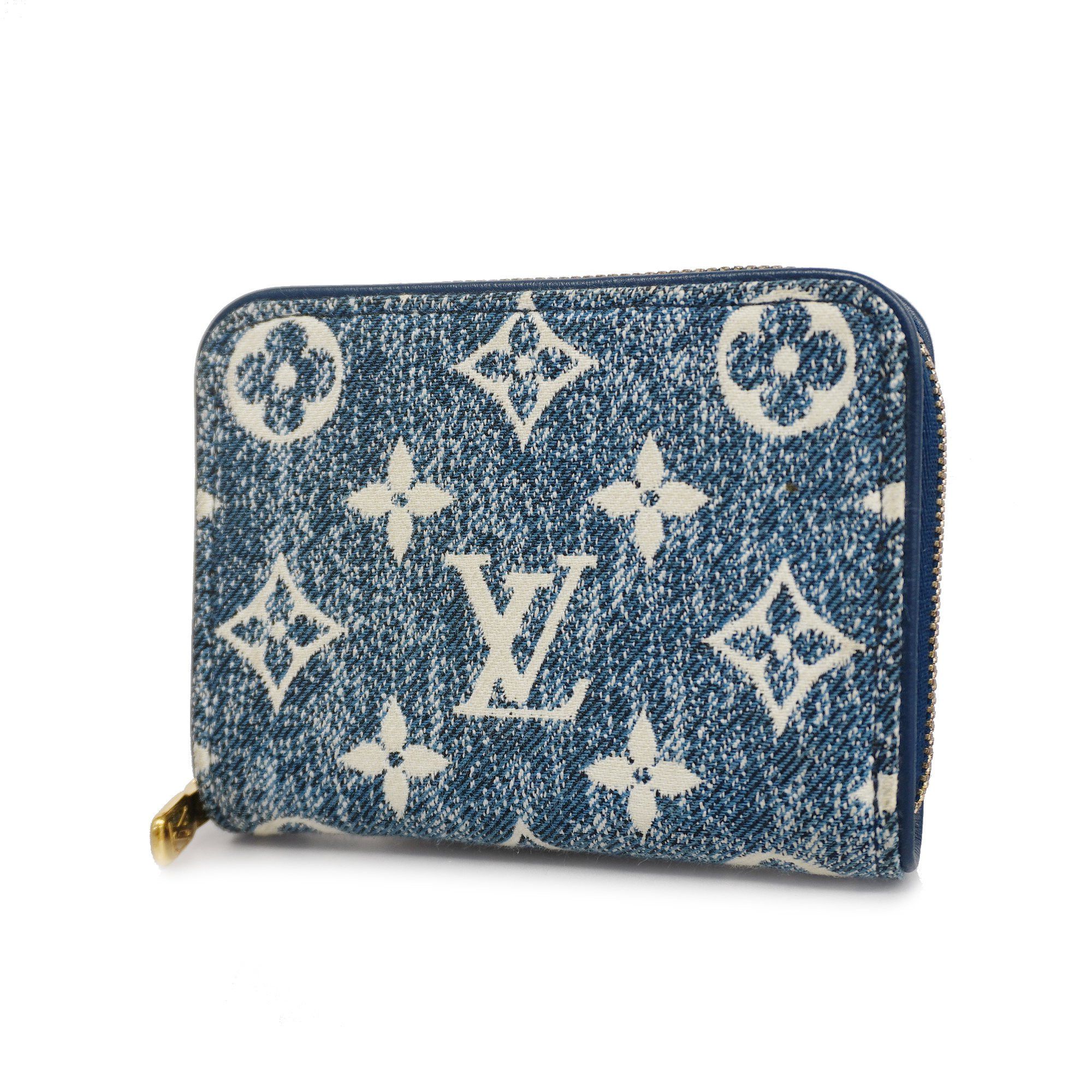 Authenticated Used LOUIS VUITTON Louis Vuitton Monogram Jacquard Since1854  Portefeuille Victorine Trifold Wallet M80211 