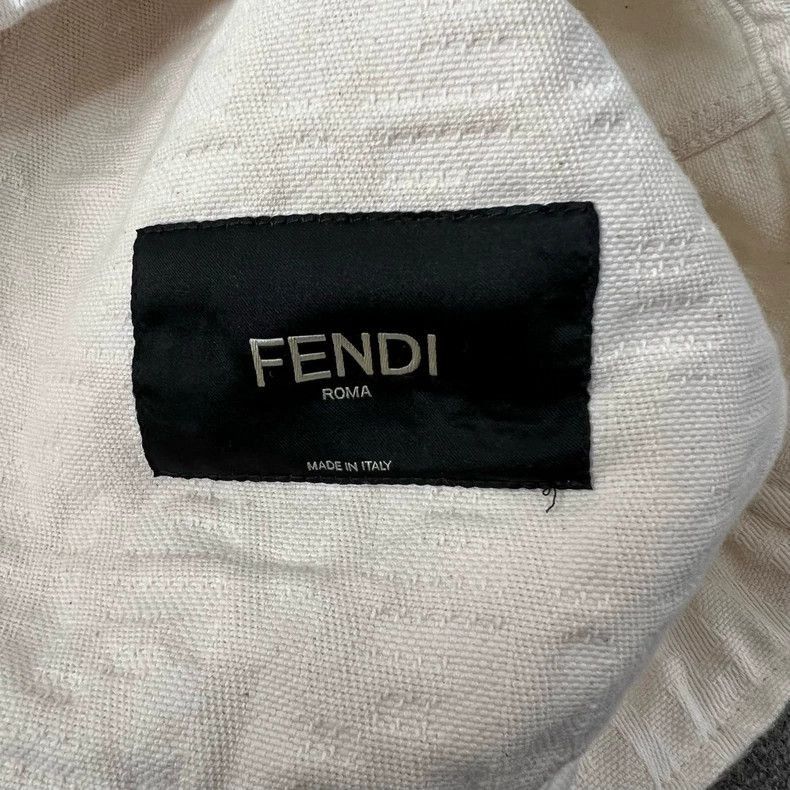 Fendi Fendi Off-White Denim Jacket-2508 Size US M / EU 48-50 / 2 - 5 Thumbnail