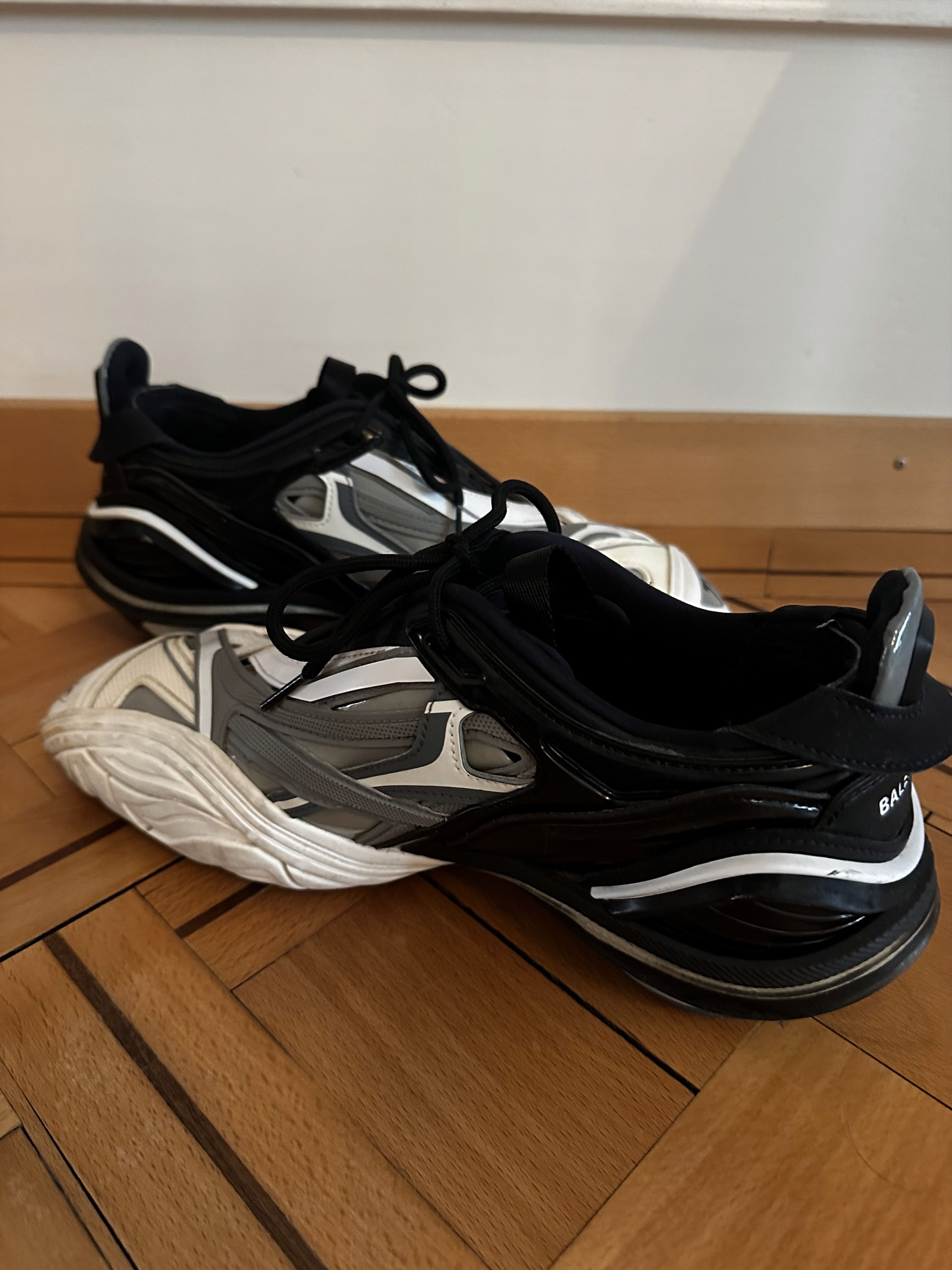 Balenciaga Balenciaga Black & White Tyrex Sneaker | Grailed