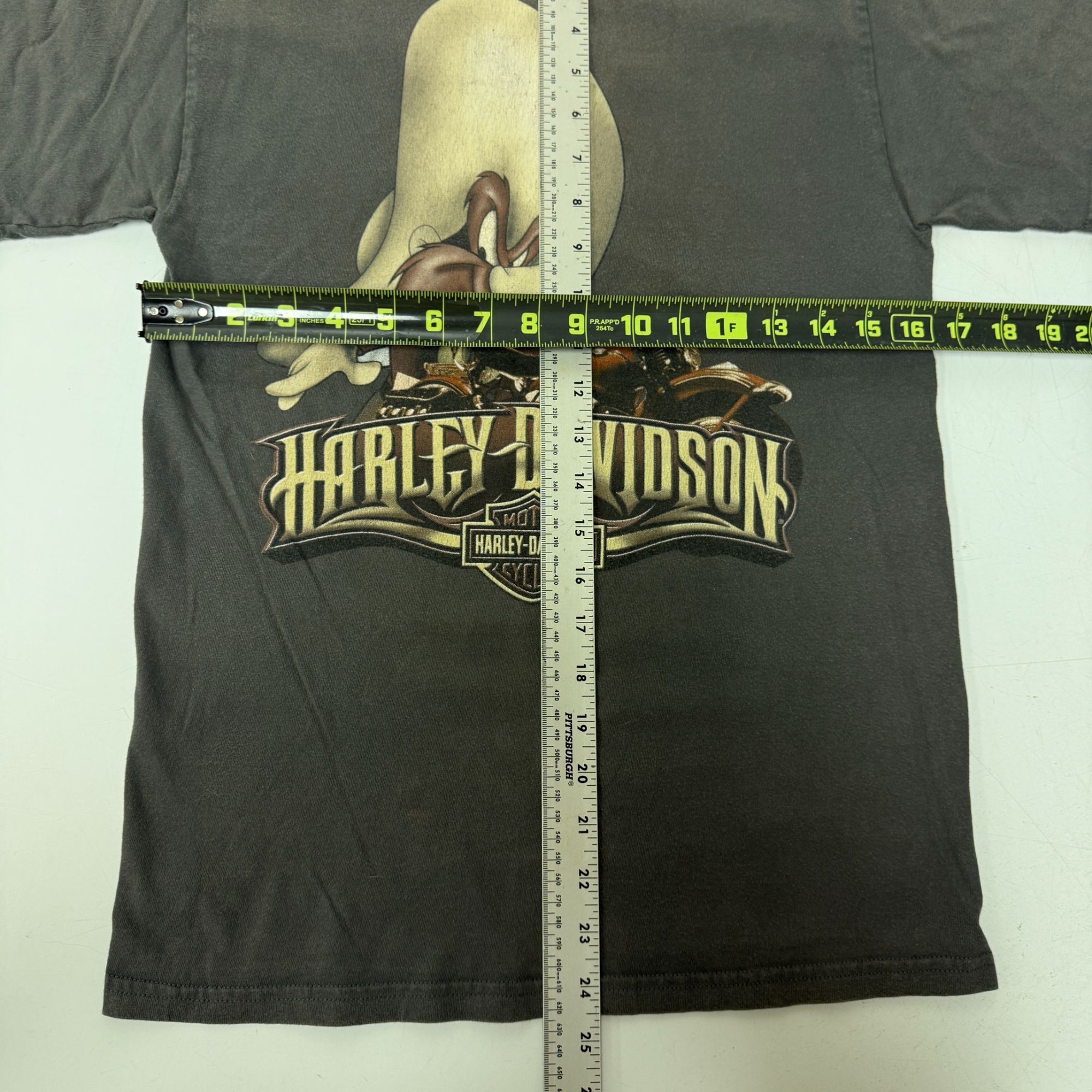 Harley Davidson H-D Motorcycle LOONEY TUNES Frieze O'Fallon IL Yosemite Sam Size US S / EU 44-46 / 1 - 8 Thumbnail