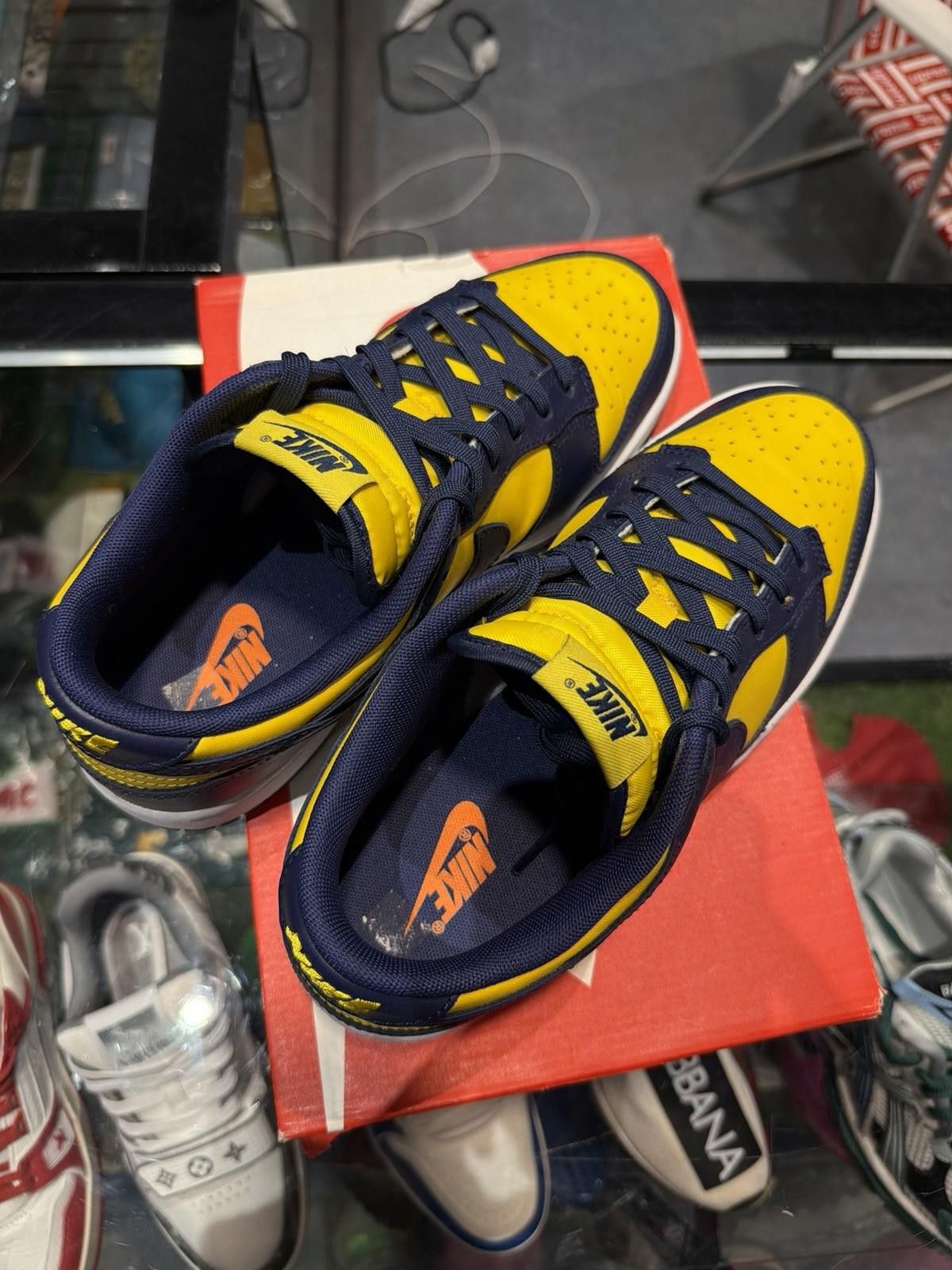 Nike Size 8.5 - Nike Dunk Low Michigan 2021 (DD1391 700) Size US 8.5 / EU 41-42 - 12 Thumbnail