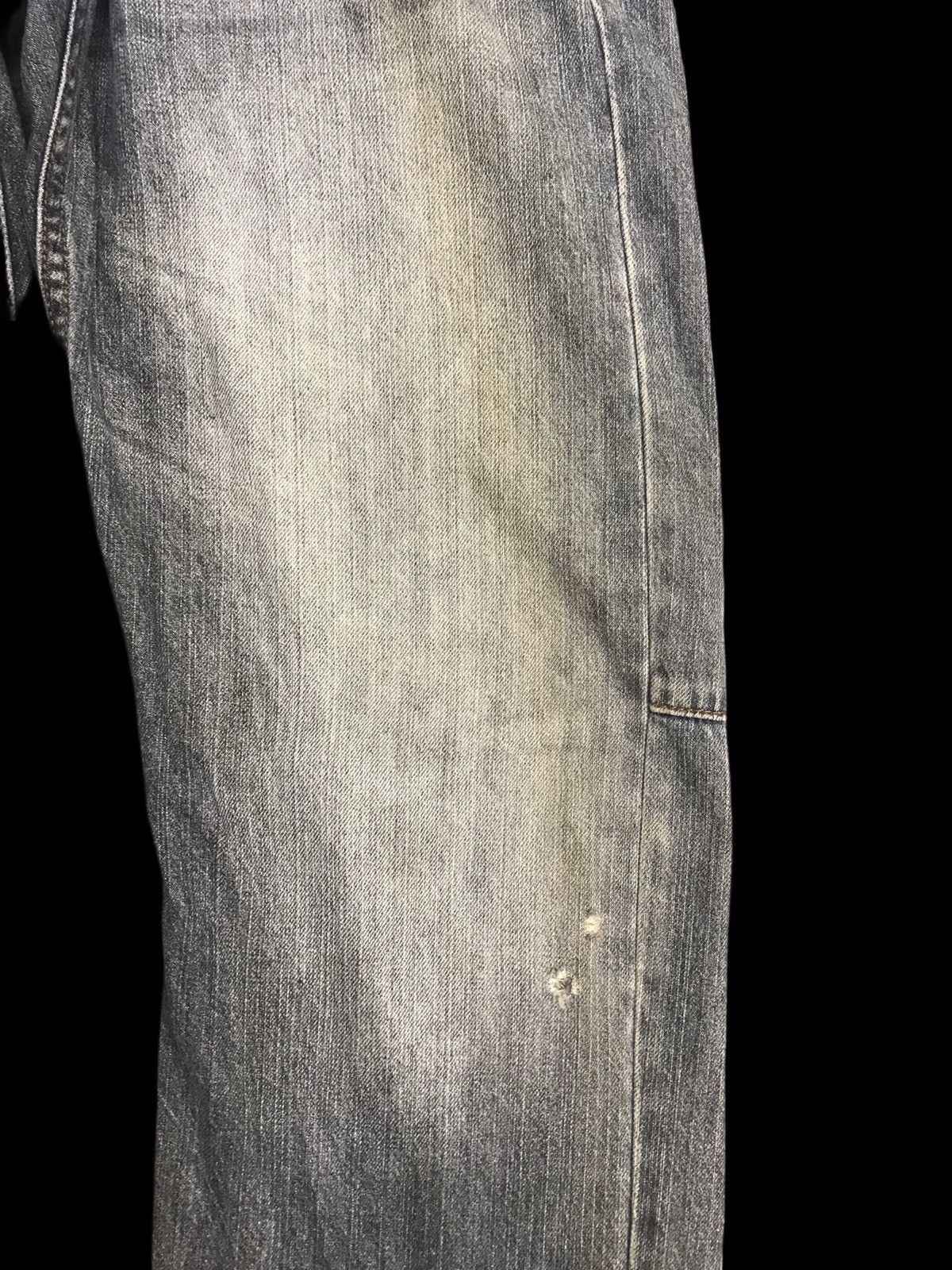 Japanese Brand 💥DOUBLE WAIST💥Dominate Handcrft Distressed Dirty Denim F81 Size US 32 / EU 48 - 5 Thumbnail