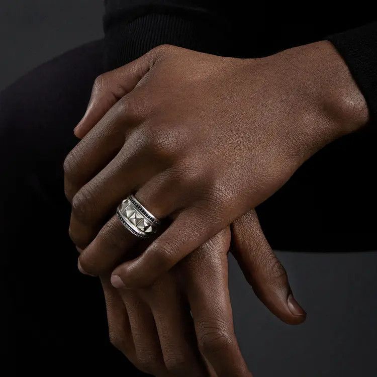 David Yurman o1w1db11025 R25482M /Size 9 /Rings in Silver Size ONE SIZE - 3 Thumbnail