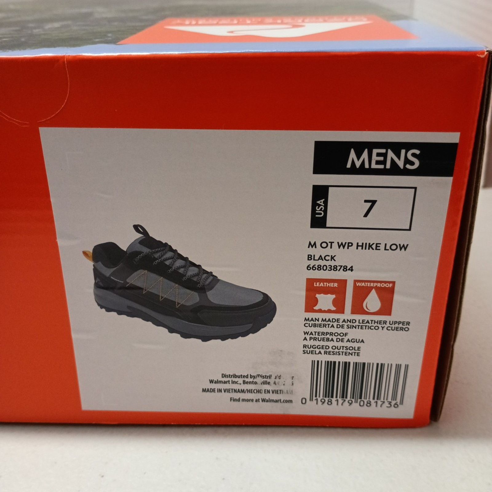 Other Ozark Trail Mens Waterproof Hiking Shoes Size 7 Black Rugged Size US 7 / EU 40 - 6 Thumbnail