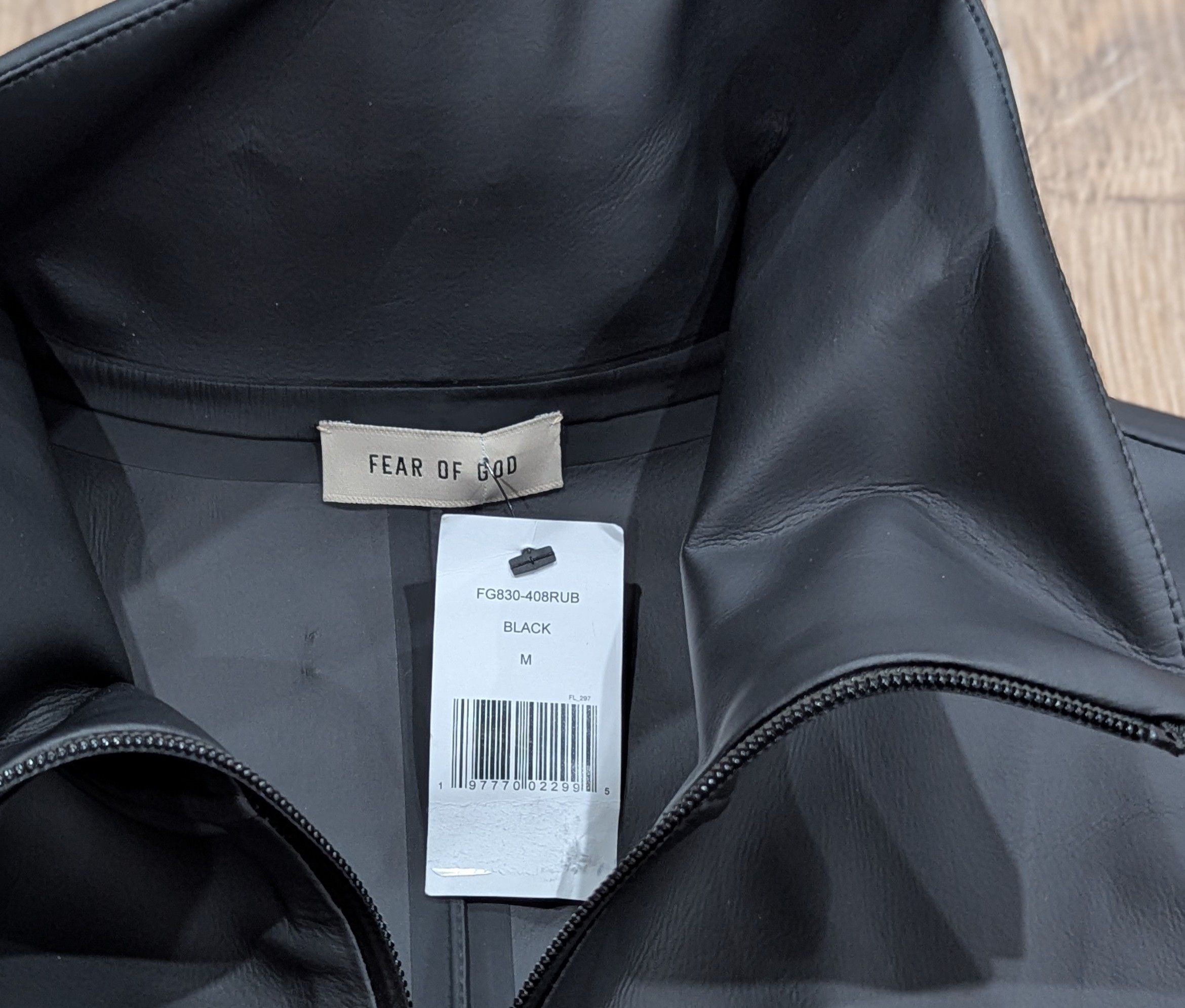 Fear of God FEAR OF GOD Rubberized High-Neck Jacket Black Medium Size US M / EU 48-50 / 2 - 3 Thumbnail