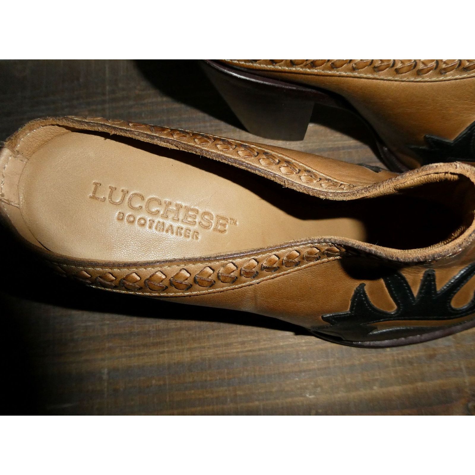 Lucchese Lucchese western mule, 7B, brand new, 3.5" heel Size US 7 / IT 37 - 2 Thumbnail