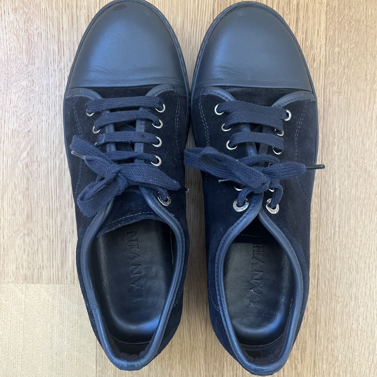 Lanvin Lanvin DBB1 Black Suede Sneakers Men’s Size 7 (US 8/EU 41) Size US 7 / EU 40 - 5 Thumbnail