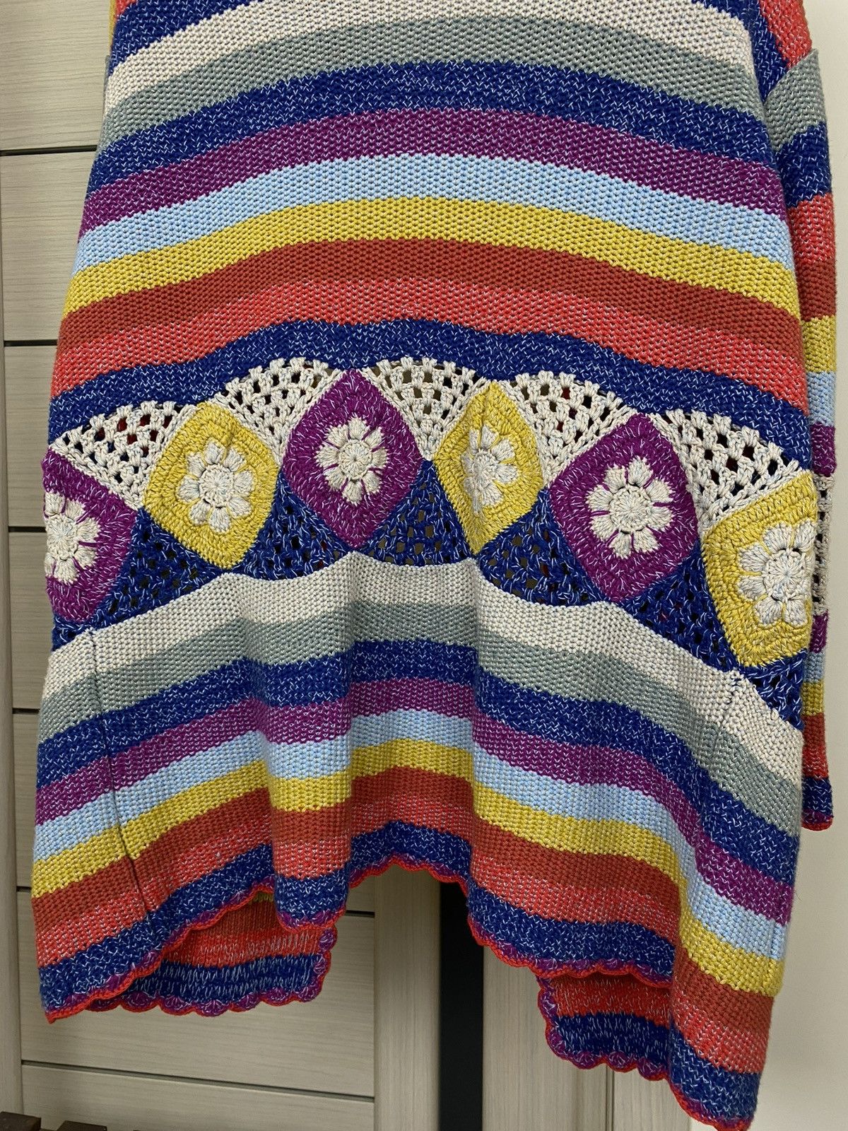 Other Amano Jude Multicoloured flowers Chunky Cardigan sweater Size M / US 6-8 / IT 42-44 - 8 Thumbnail