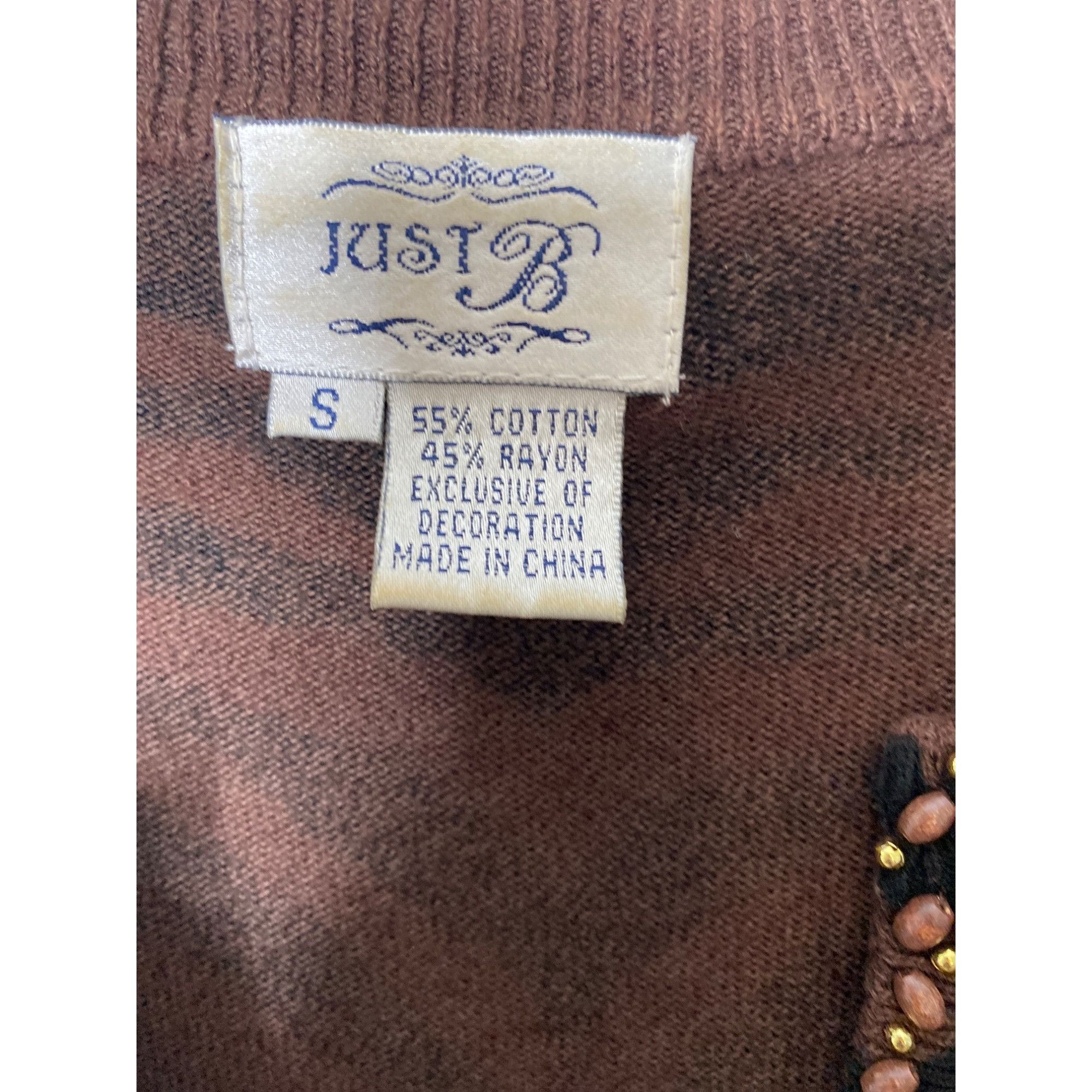 Vintage VINTAGE 90'S/Y2K JUST B WOMEN'S BEADED SEQUIN ANIMAL PRINT C Size S / US 4 / IT 40 - 6 Thumbnail