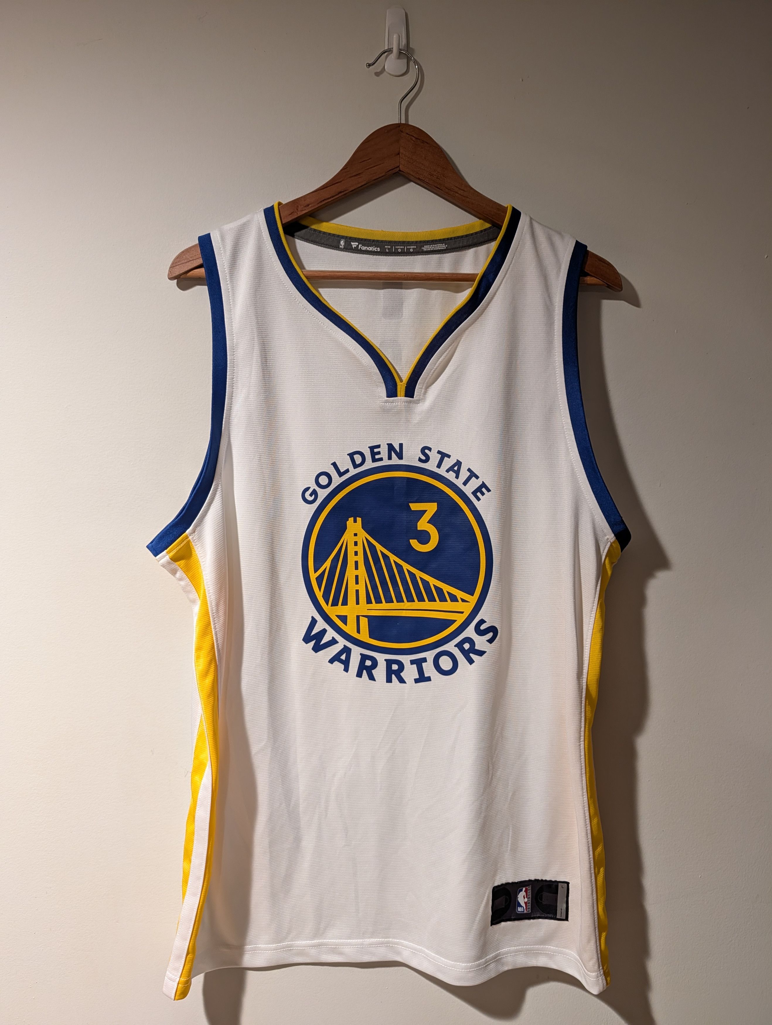 NBA Fanatics Golden State Warriors Poole NBA Basketball Jersey Size US L / EU 52-54 / 3 - 1 Thumbnail