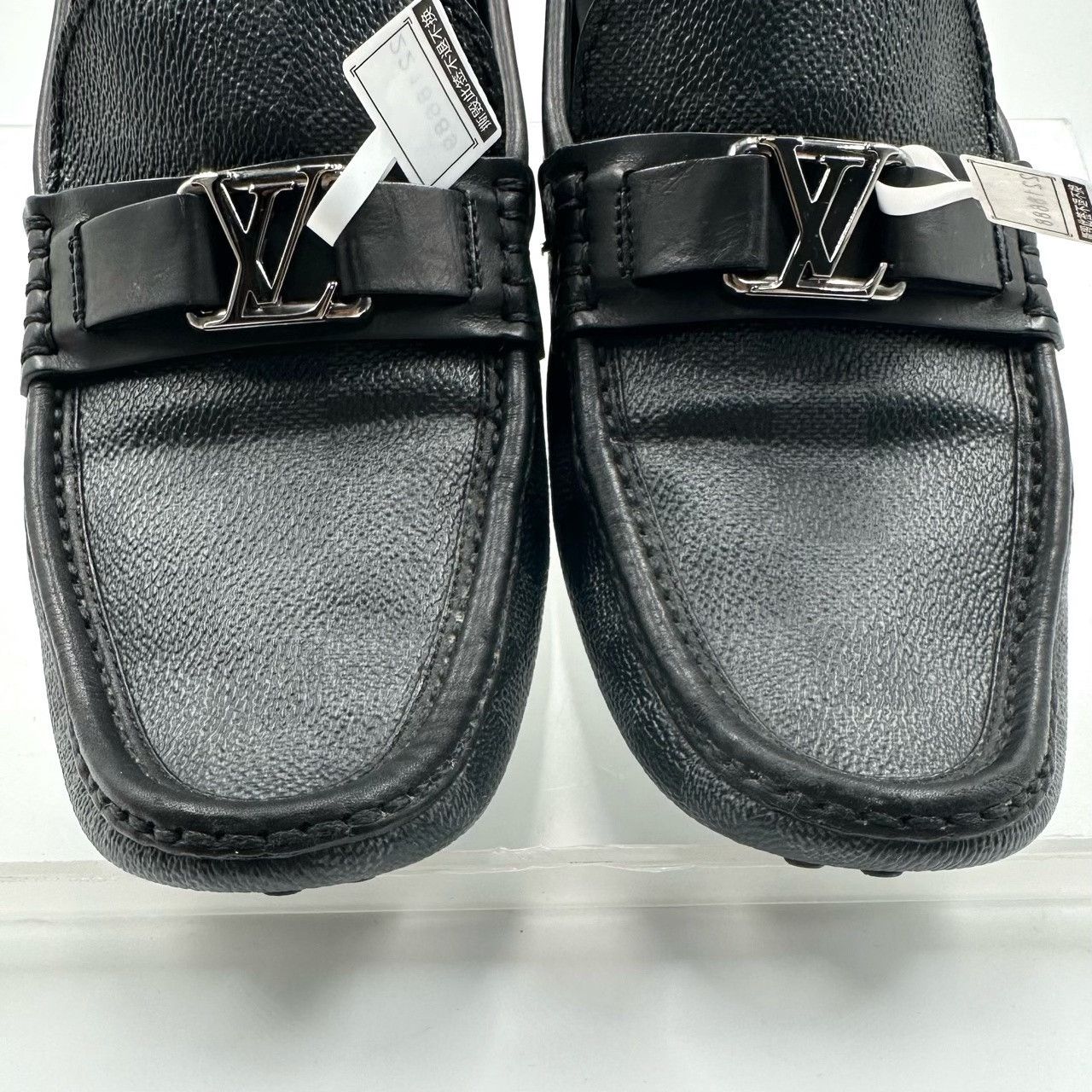 Louis Vuitton Louis Vuitton Black Gray Check Loafers Size US 6.5 / EU 39-40 - 6 Thumbnail