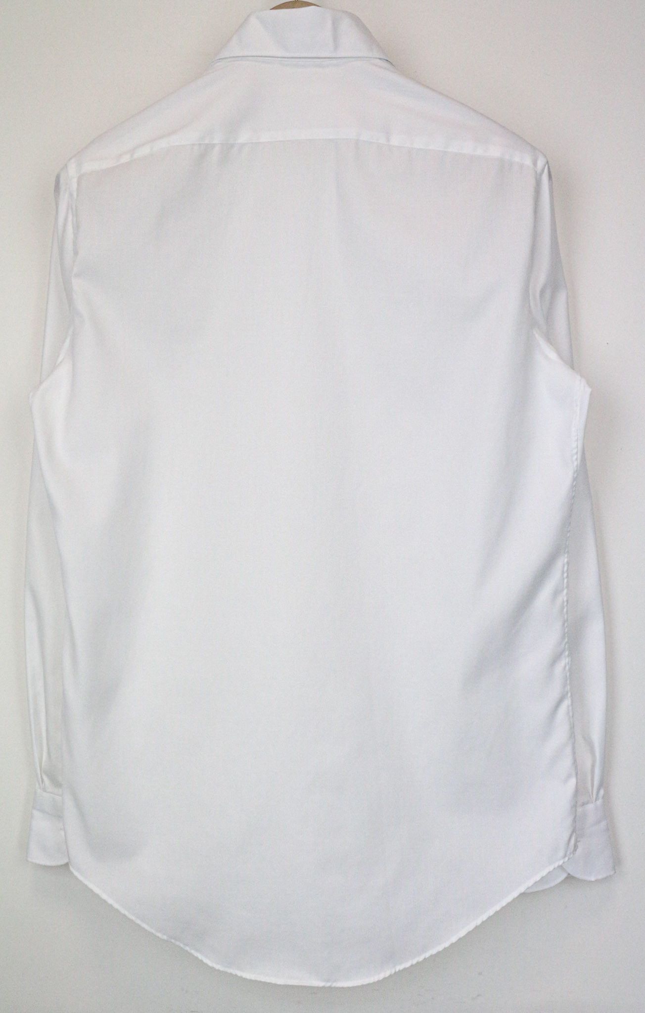 Suitsupply TRAVELLER 37/14 1/2 Slim White Cotton Shirt 79404 Size 36R - 2 Thumbnail