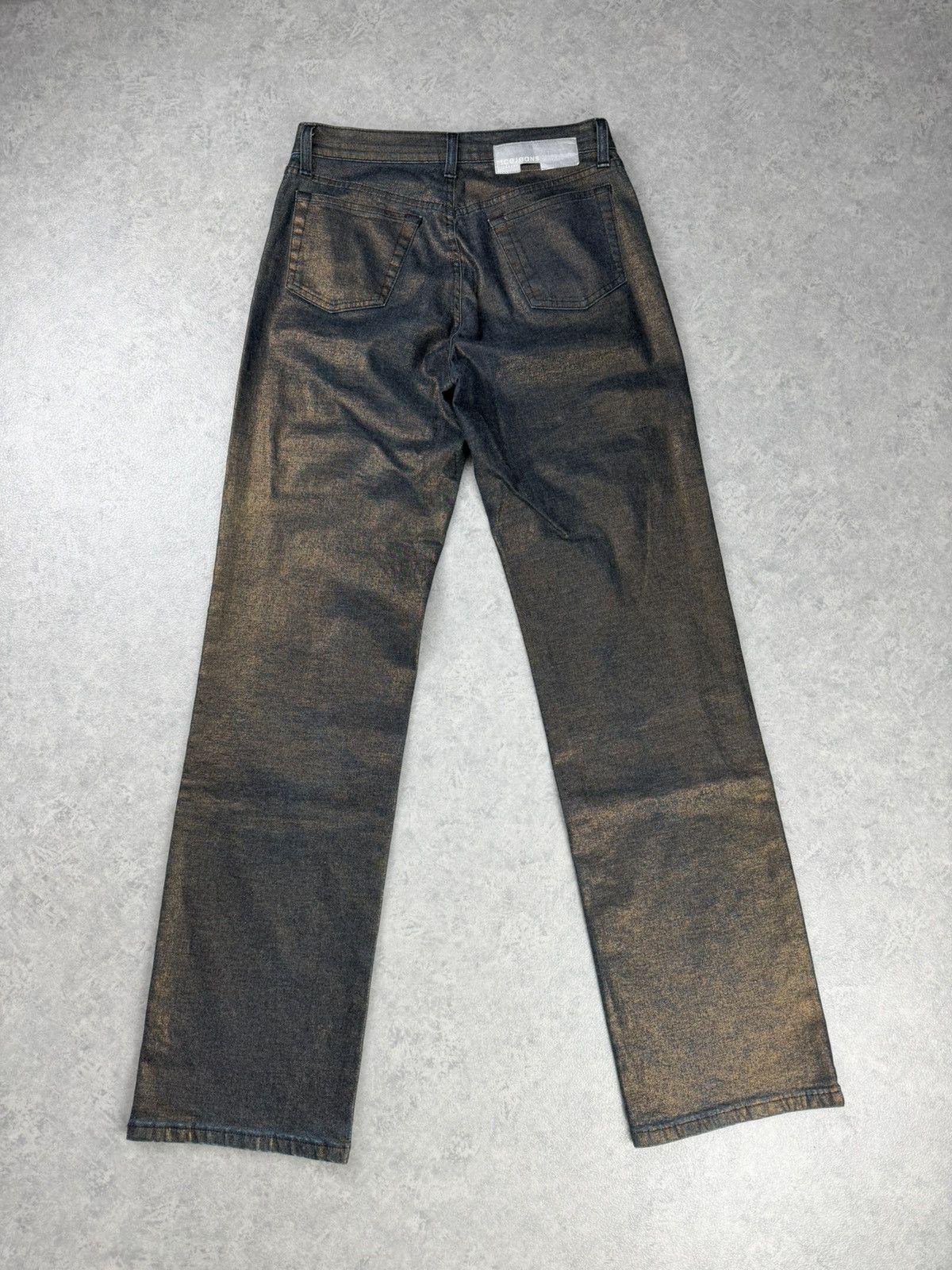 Iceberg Iceberg Icejeans Metallic Coated Denim Jeans Made in Italy Size 28" / US 6 / IT 42 - 7 Thumbnail
